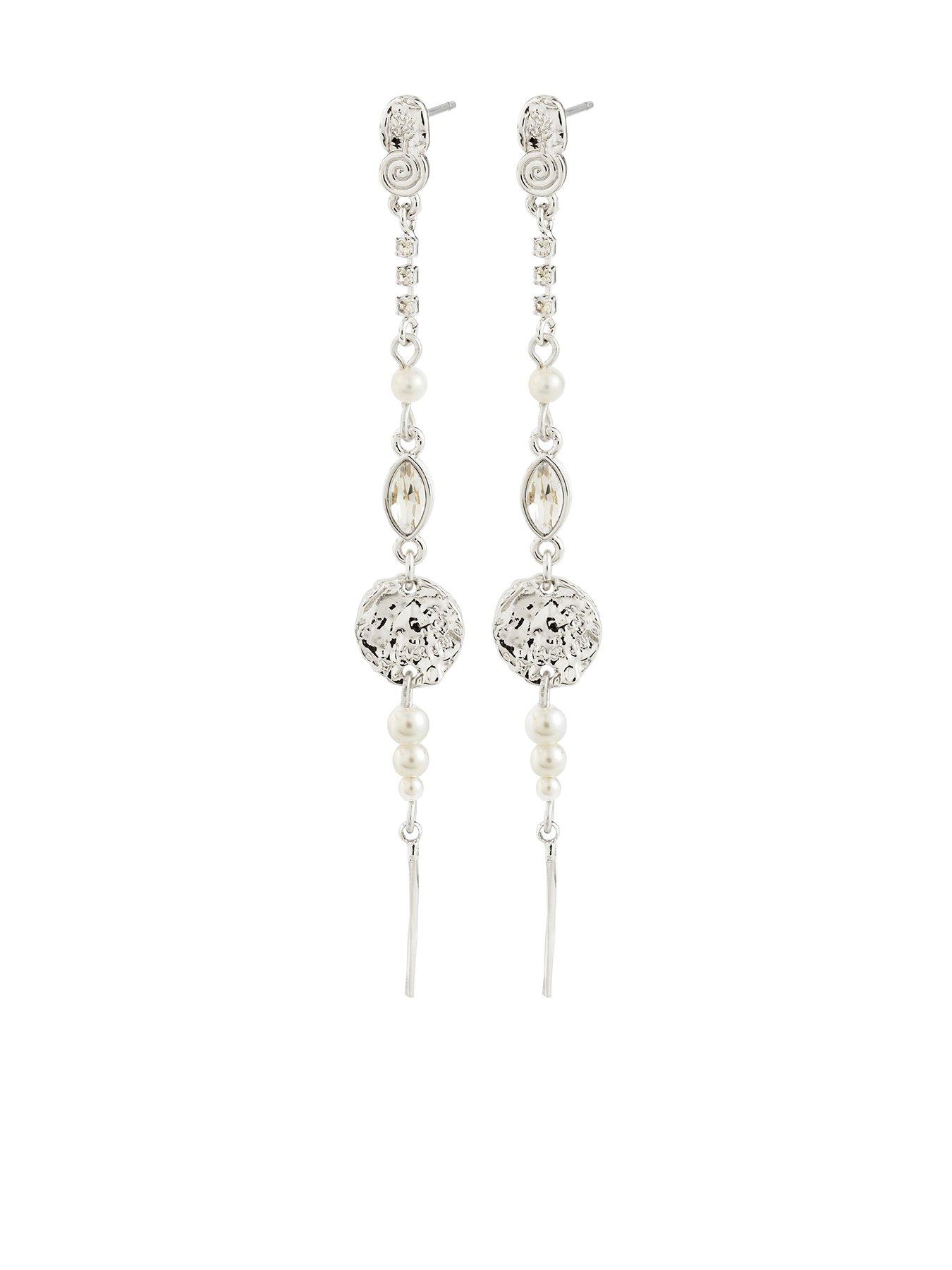  image of pilgrim-fire-earrings-silver-plated