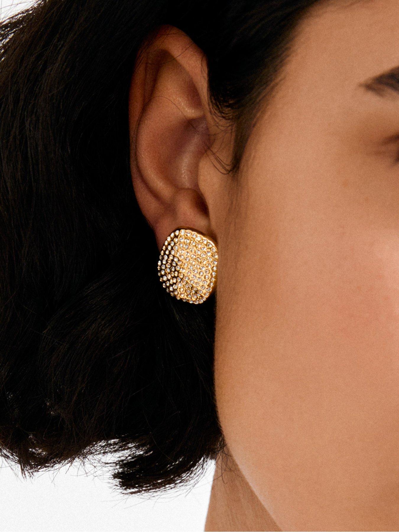  image of pilgrim-ember-earrings-gold-plated