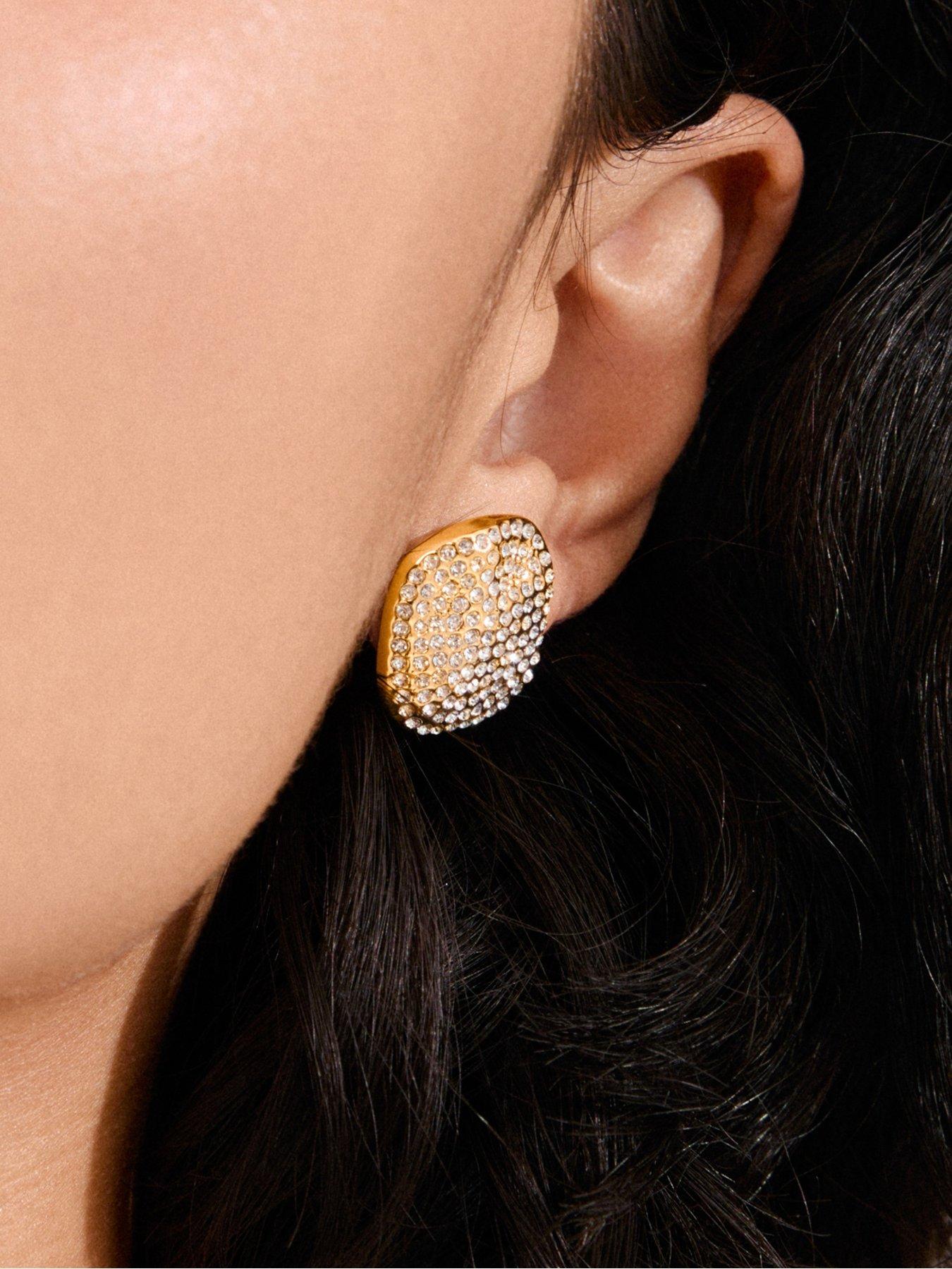  image of pilgrim-ember-earrings-gold-plated