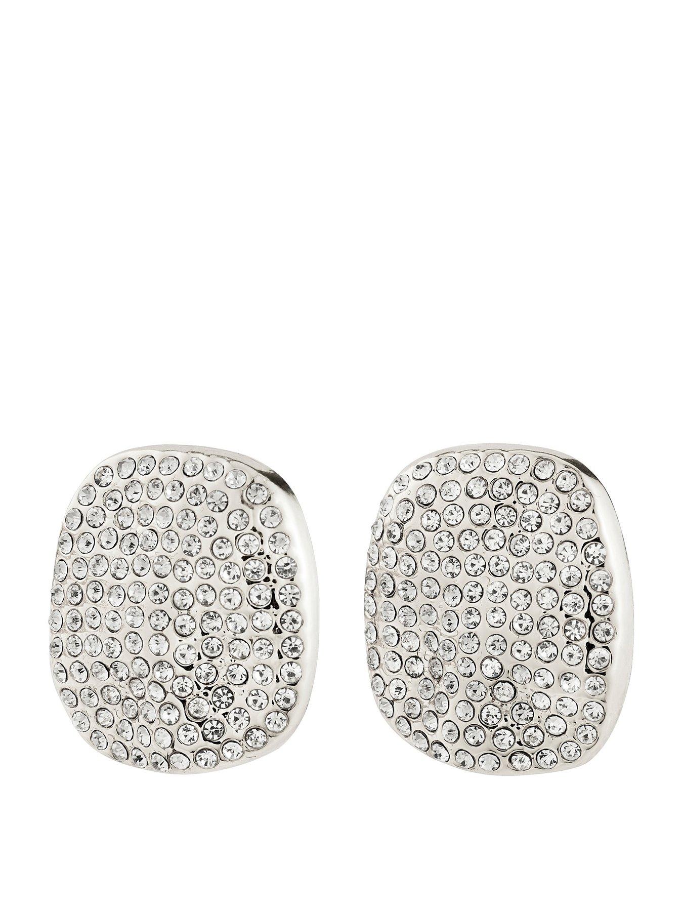 Image 1 of 4 of Pilgrim EMBER earrings silver-plated