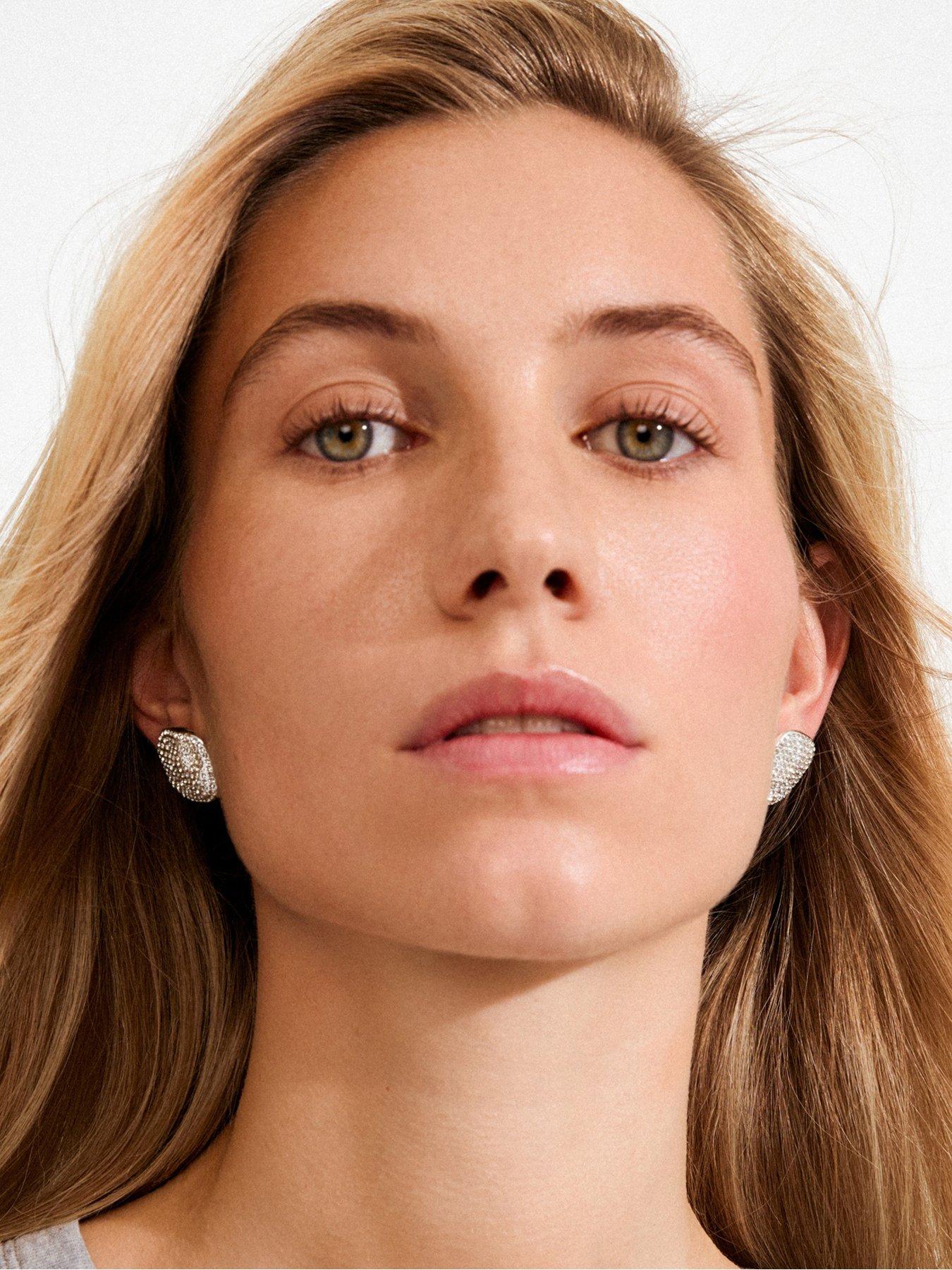 Image 2 of 4 of Pilgrim EMBER earrings silver-plated