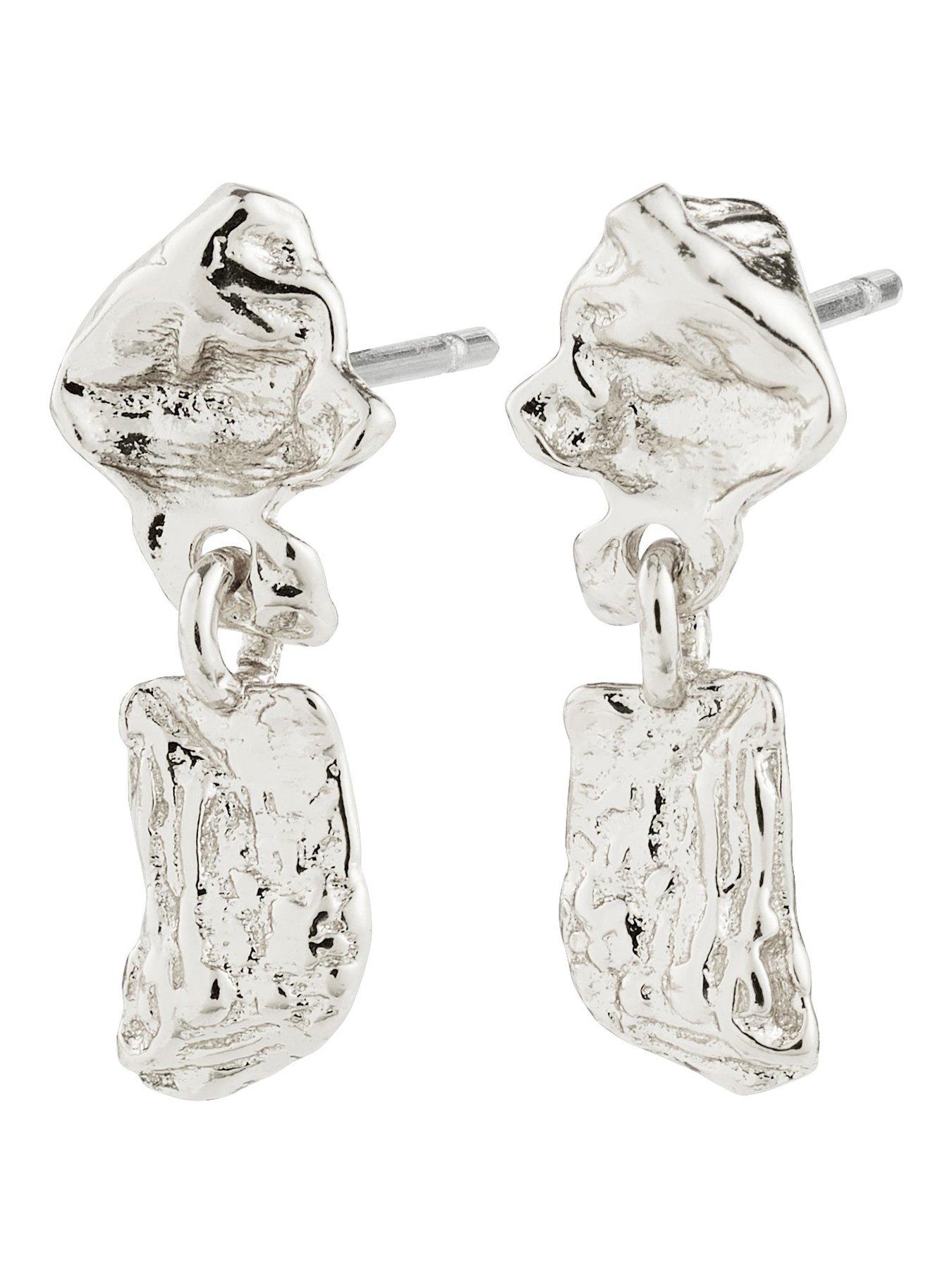 Image 1 of 4 of Pilgrim AMI earrings silver-plated