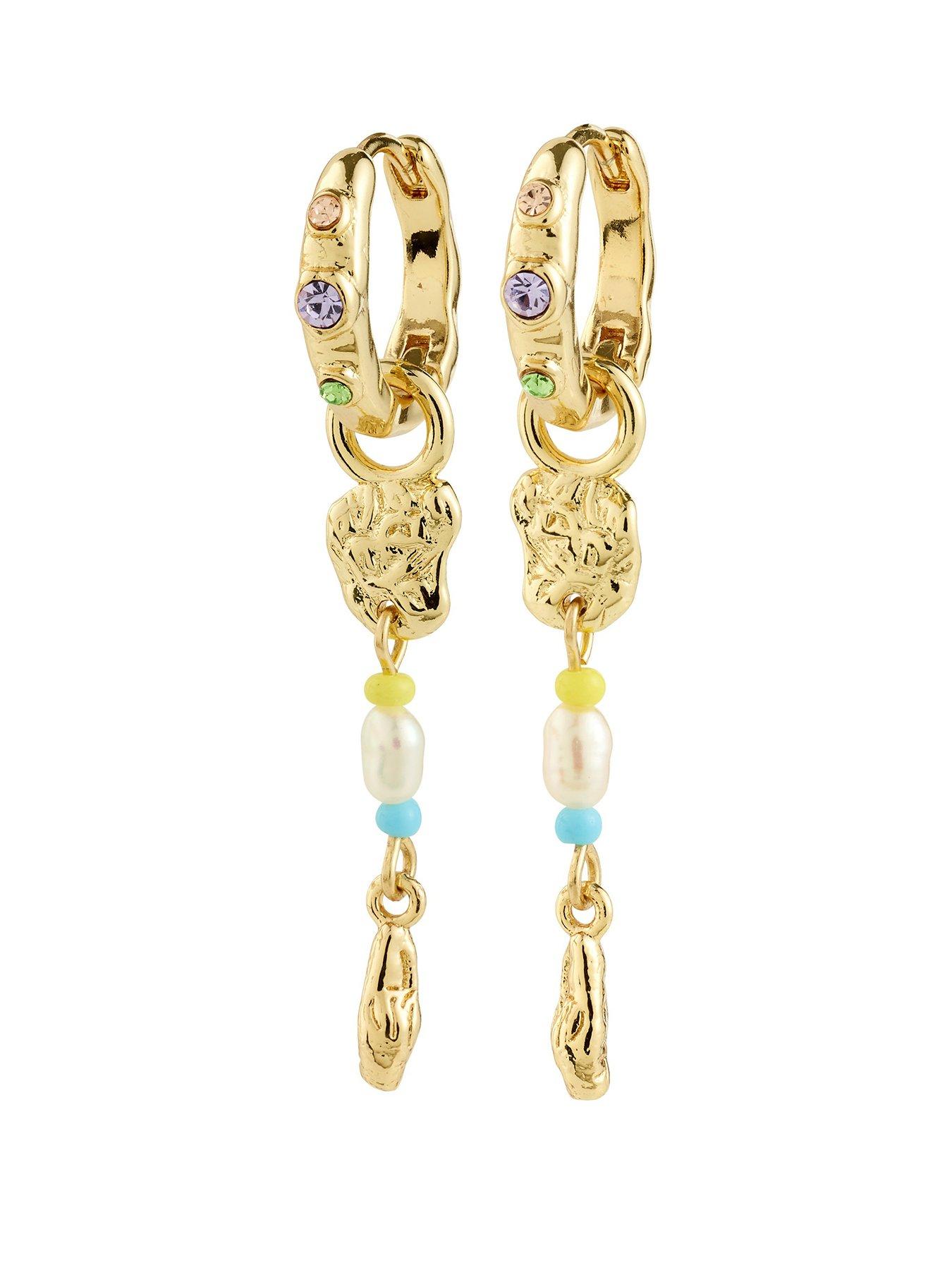 Image 1 of 4 of Pilgrim ELLINGTON earrings gold-plated