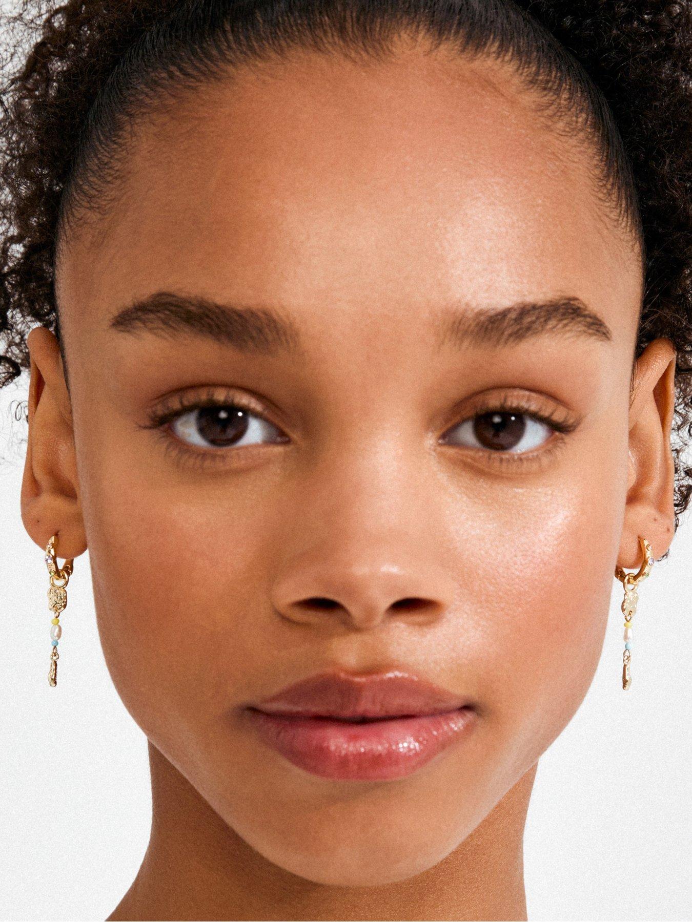 Image 2 of 4 of Pilgrim ELLINGTON earrings gold-plated