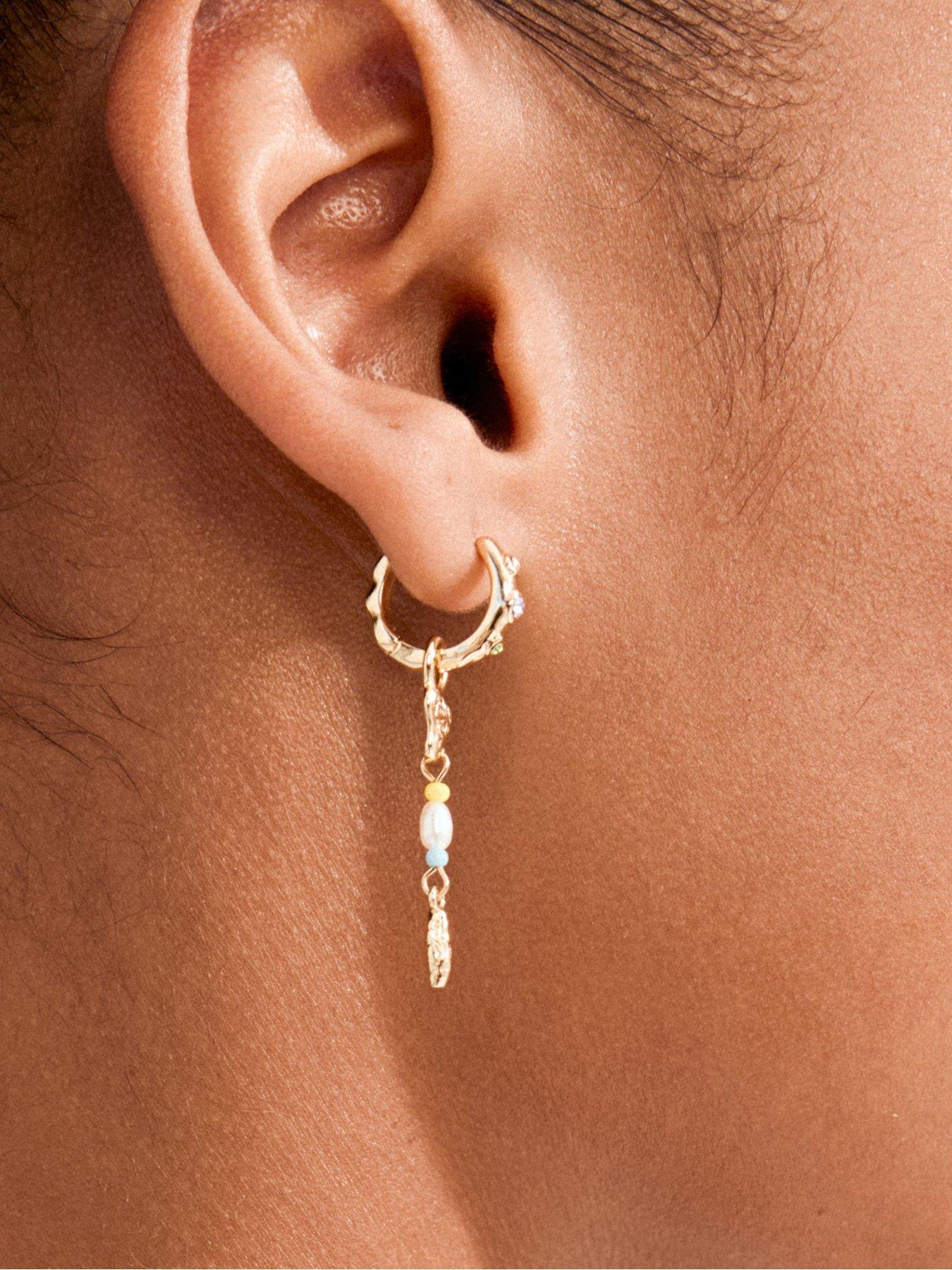 Image 4 of 4 of Pilgrim ELLINGTON earrings gold-plated