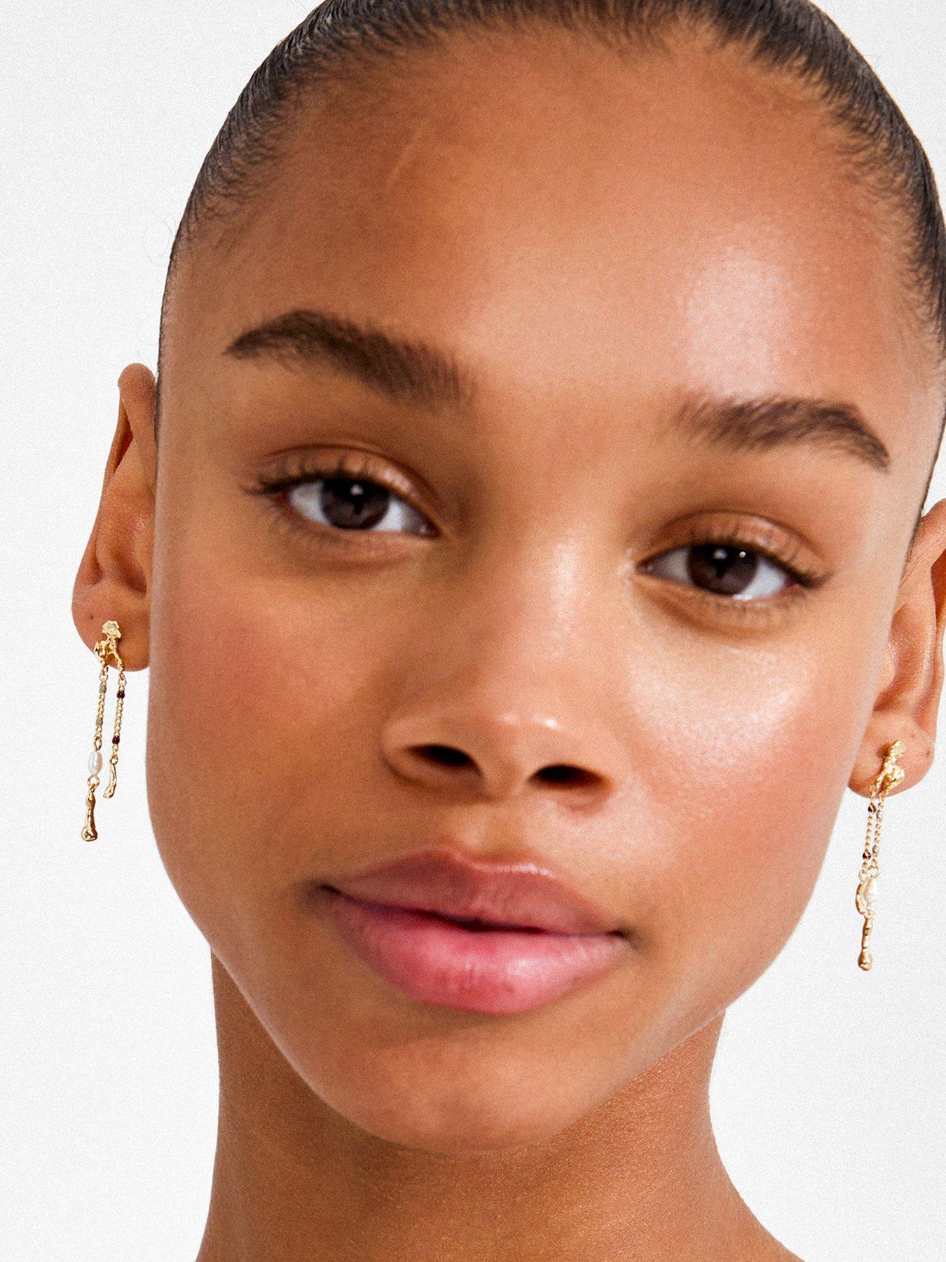 Pilgrim REGGIE earrings gold-plated