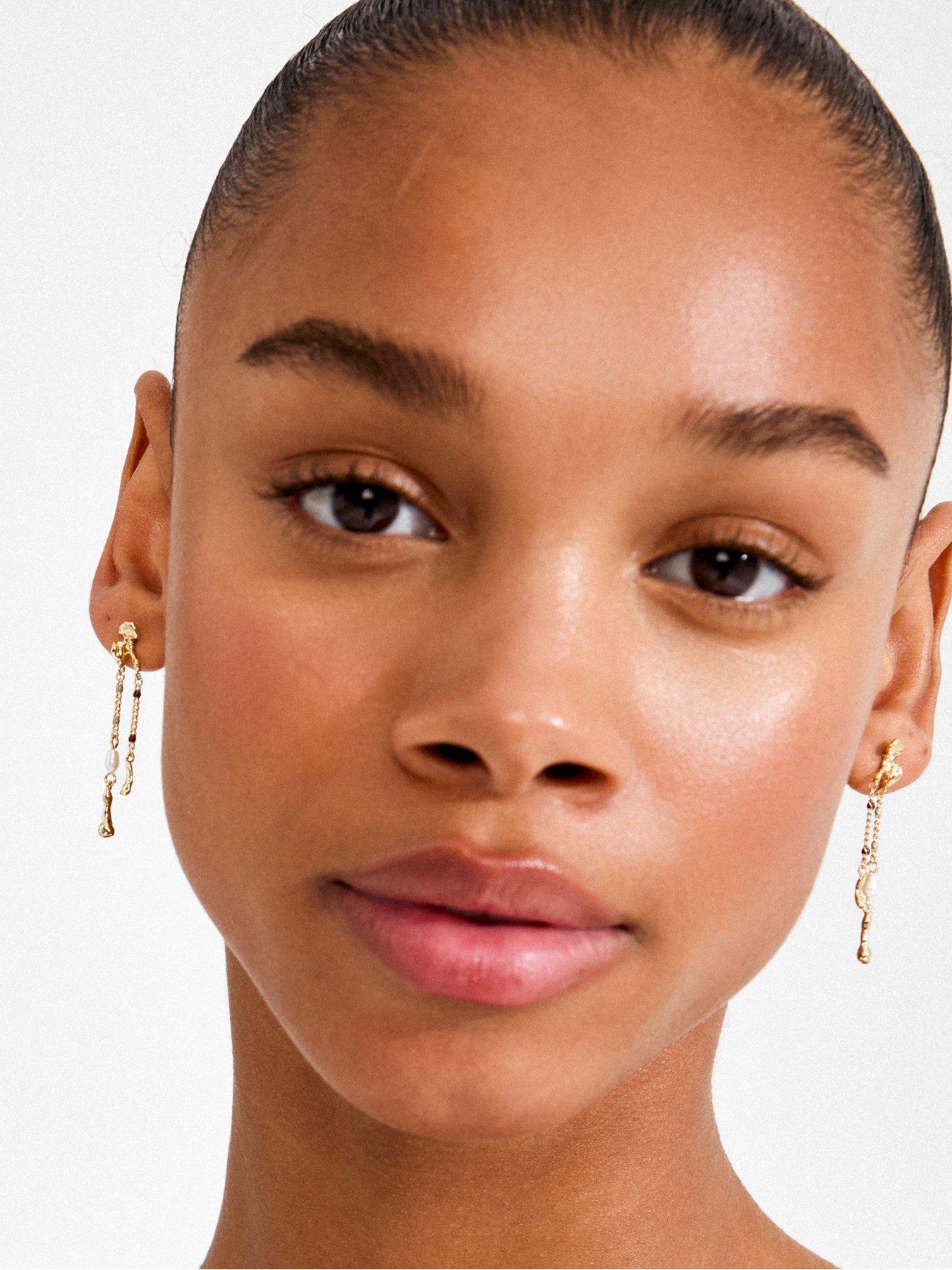  image of pilgrim-reggie-earrings-gold-plated