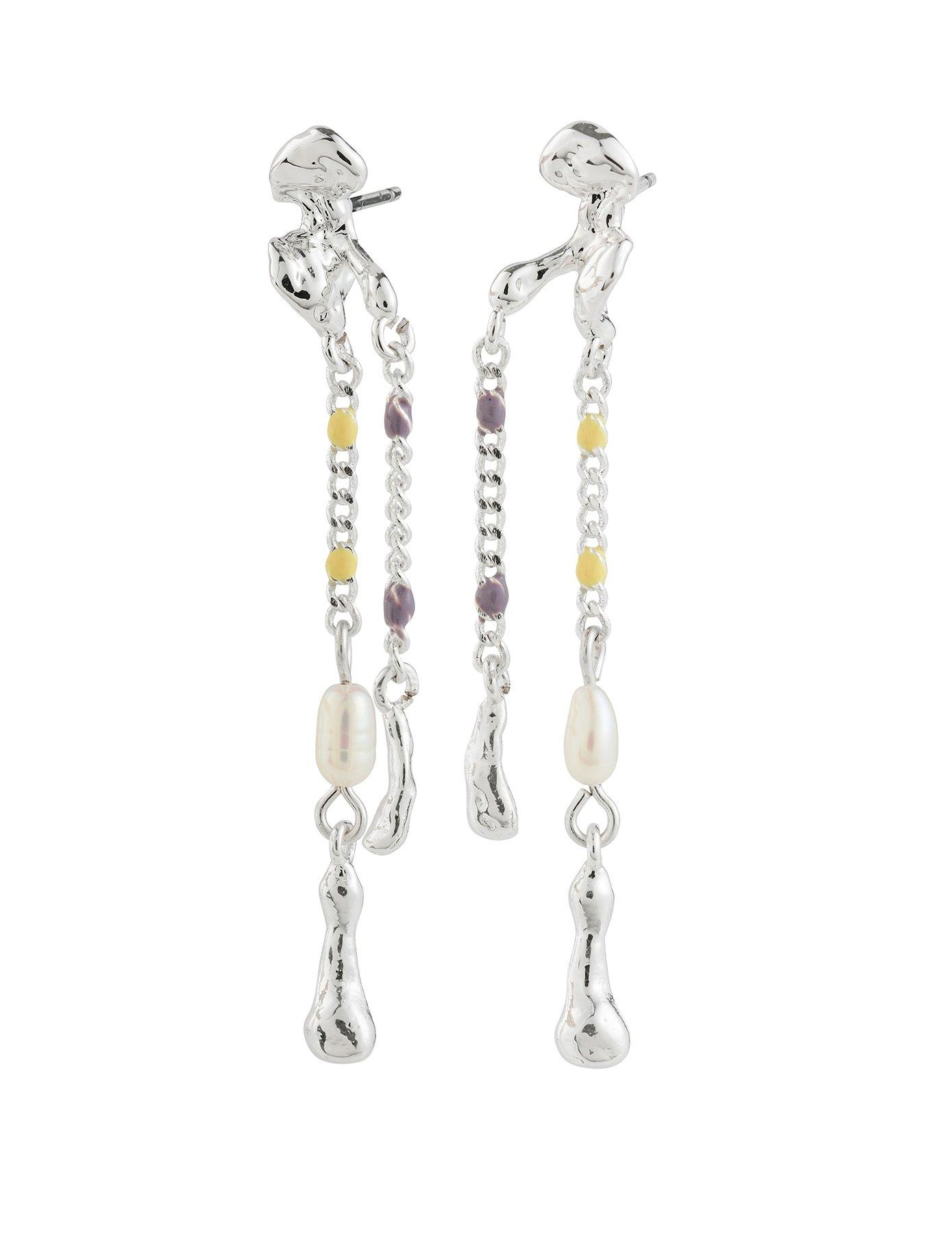  image of pilgrim-reggie-earrings-silver-plated