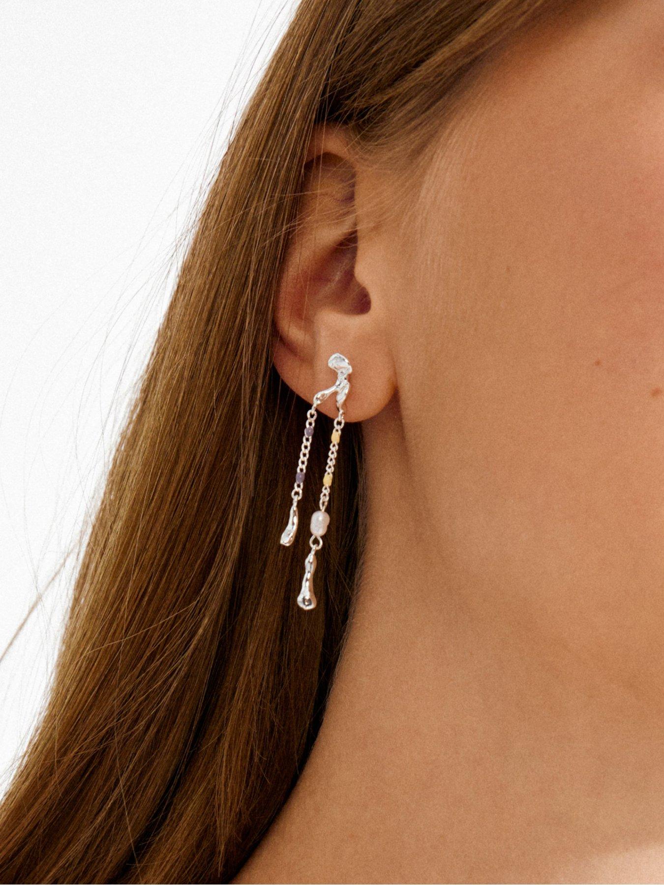  image of pilgrim-reggie-earrings-silver-plated