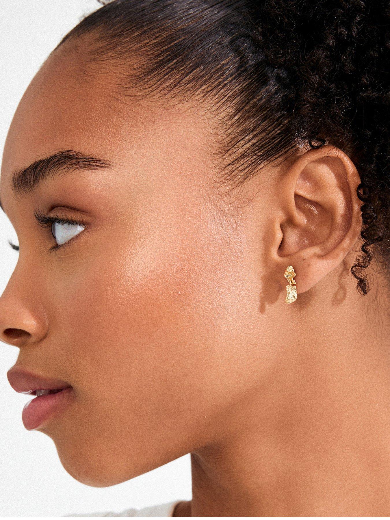 Pilgrim AMI earrings gold-plated