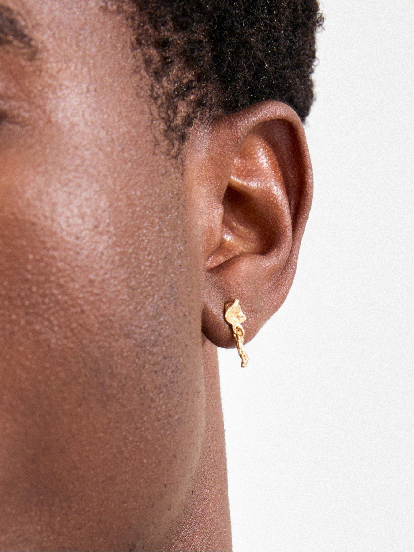  image of pilgrim-ami-earrings-gold-plated