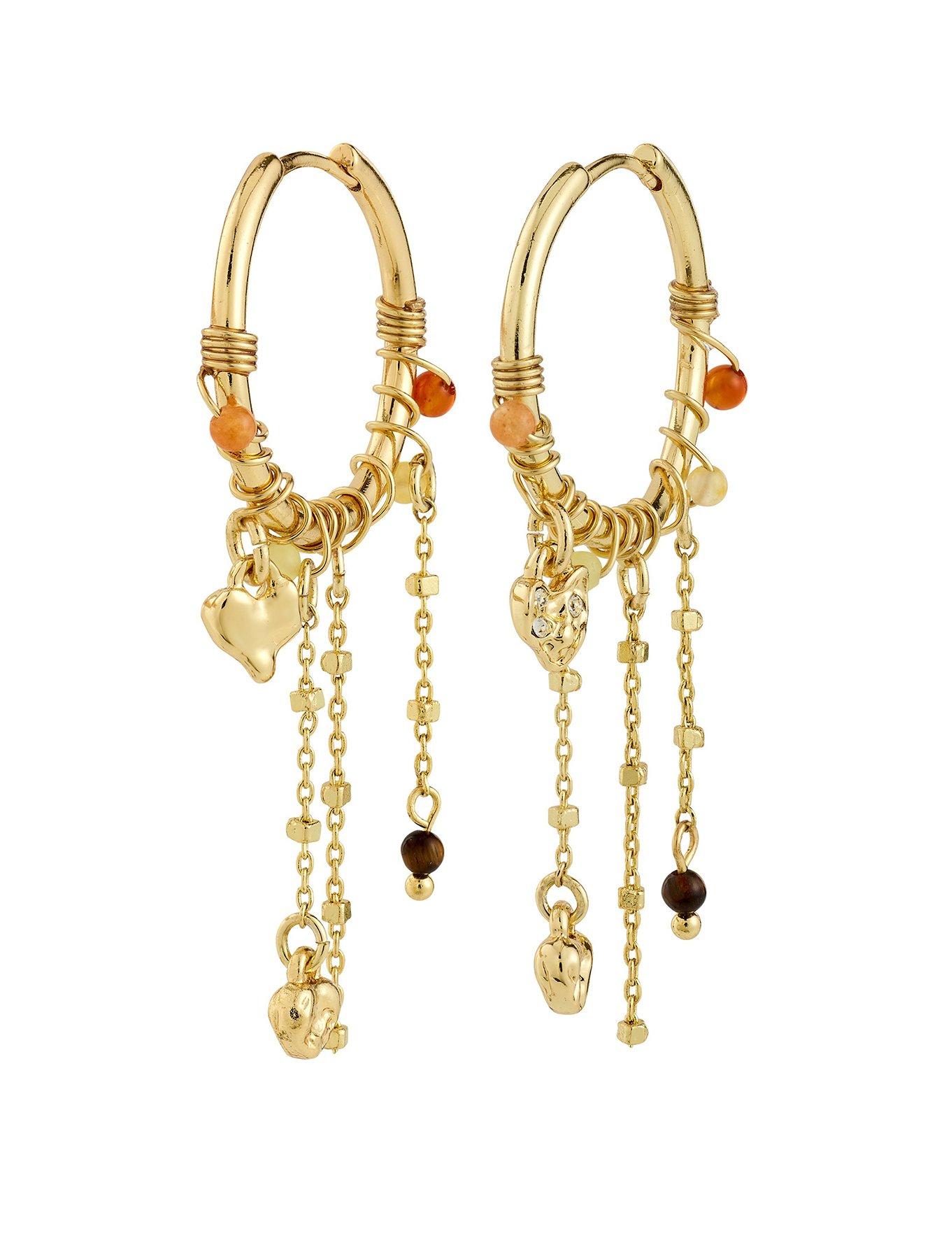  image of pilgrim-mylan-earrings-gold-plated