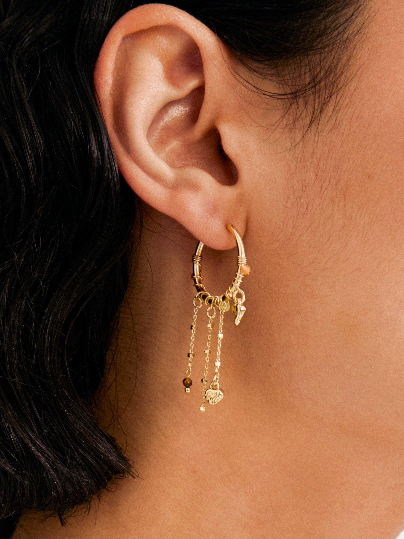  image of pilgrim-mylan-earrings-gold-plated