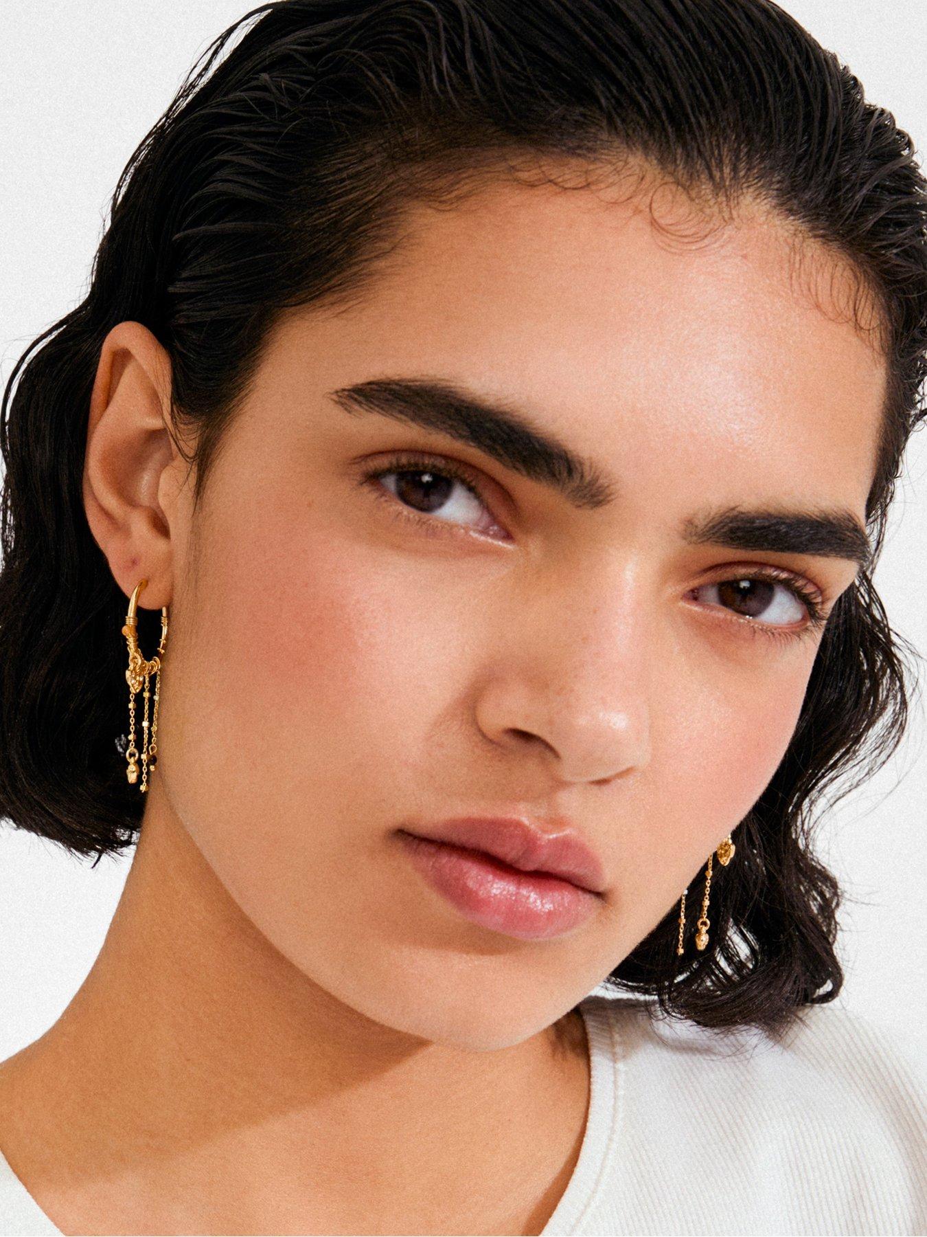  image of pilgrim-mylan-earrings-gold-plated