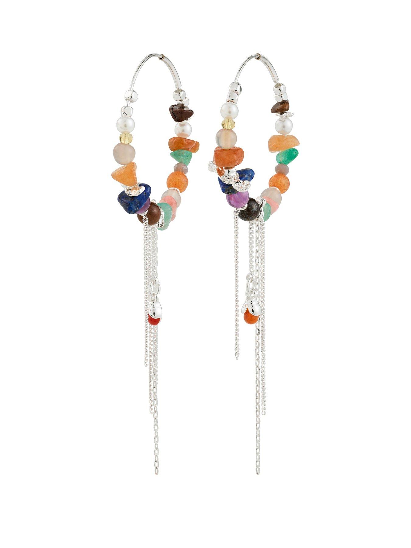 Image 1 of 3 of Pilgrim IRIS earrings silver-plated/multi