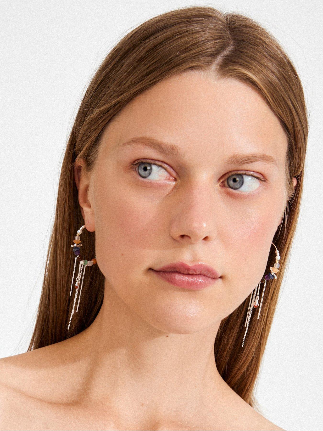 Image 2 of 3 of Pilgrim IRIS earrings silver-plated/multi
