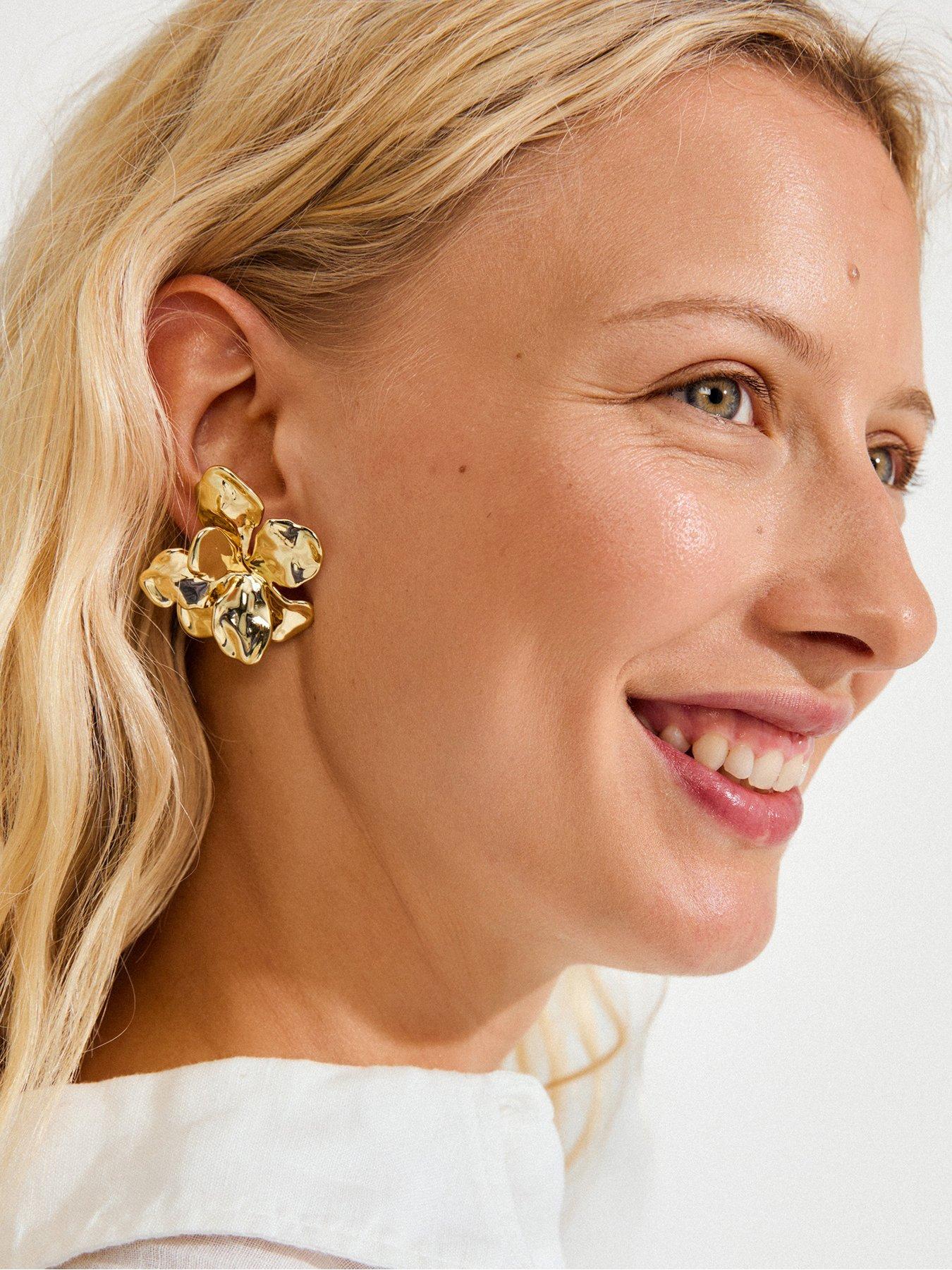 Image 5 of 5 of Pilgrim HALEN earrings gold-plated