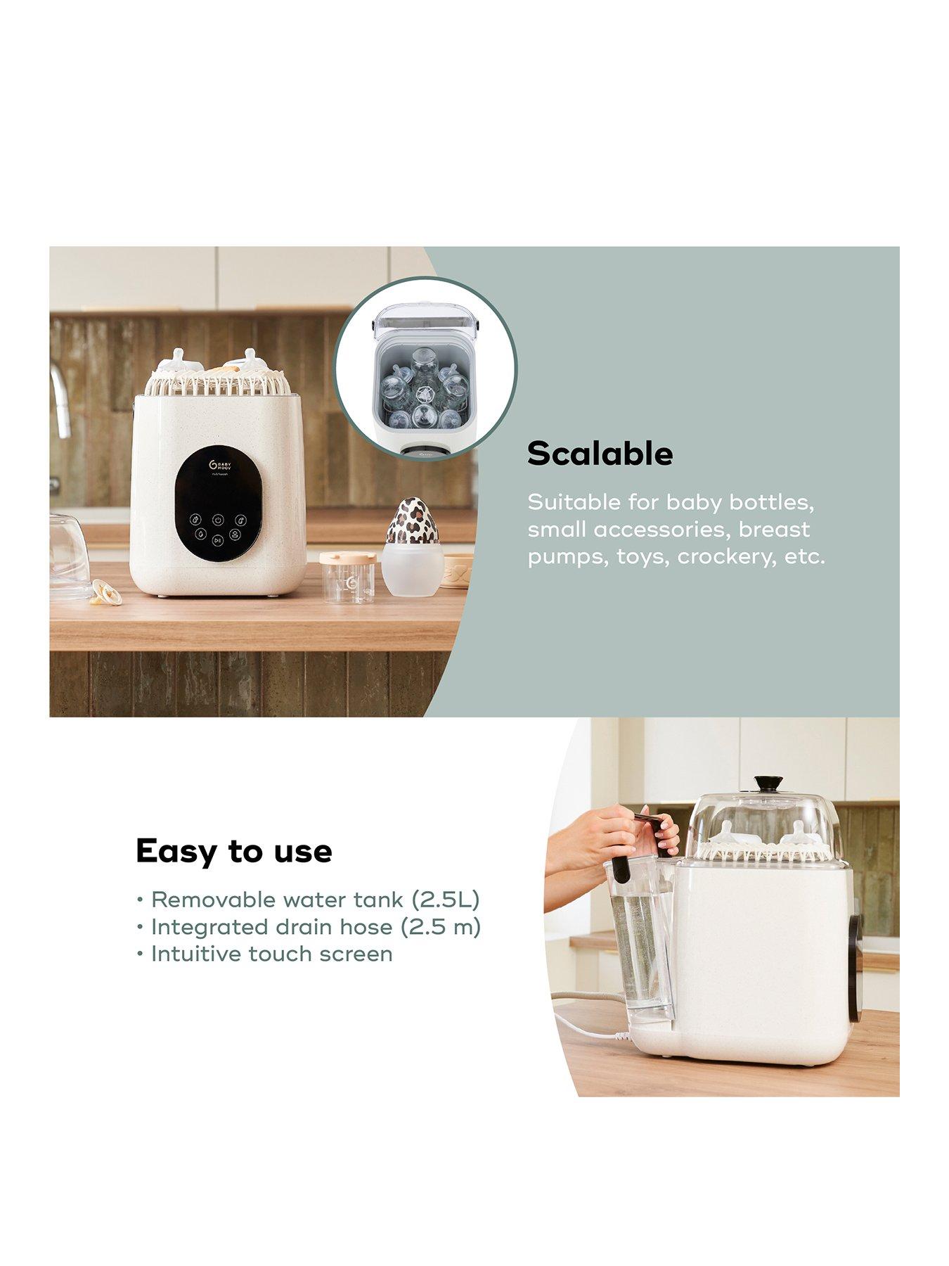 Image 2 of 8 of Babymoov NutriWash 4 in 1 Bottle Washer, Steriliser, Dryer &amp; Storer - 8 settings