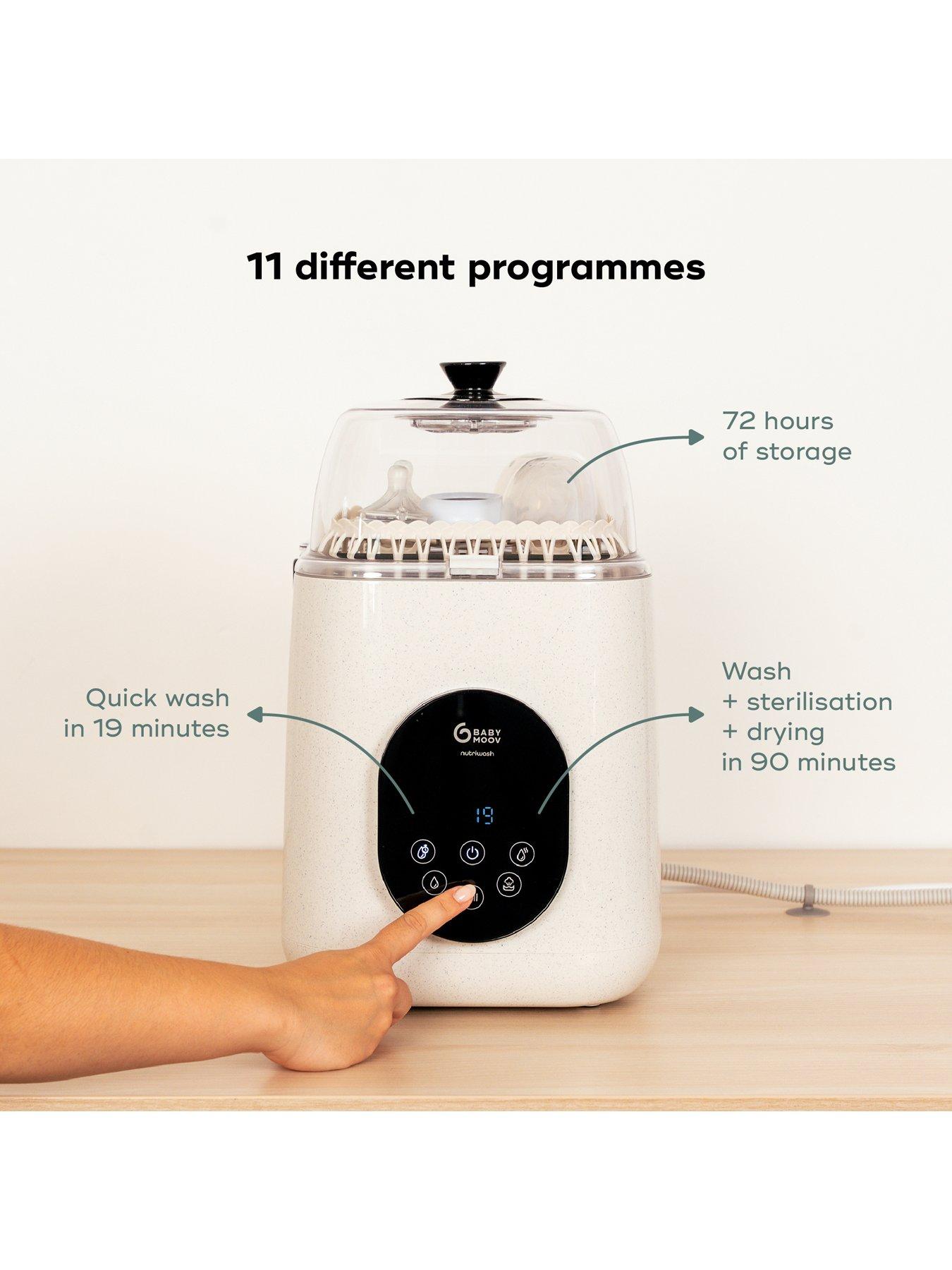 Image 5 of 8 of Babymoov NutriWash 4 in 1 Bottle Washer, Steriliser, Dryer &amp; Storer - 8 settings