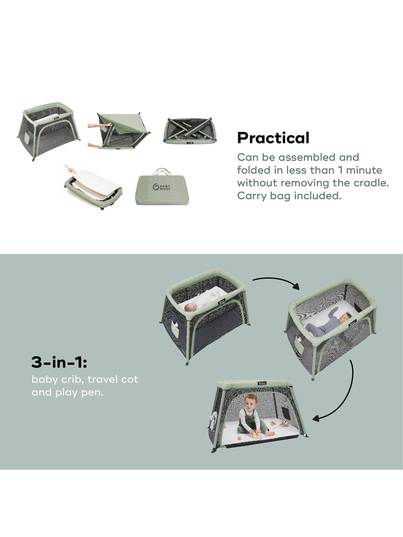 Image 3 of 7 of Babymoov Travel cot 3 in 1 Moov & Comfy