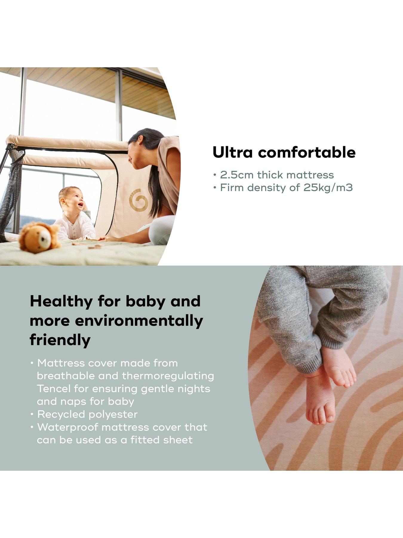 Image 4 of 8 of Babymoov Travel cot Ultra Lite Moov & Sleep Sandstone