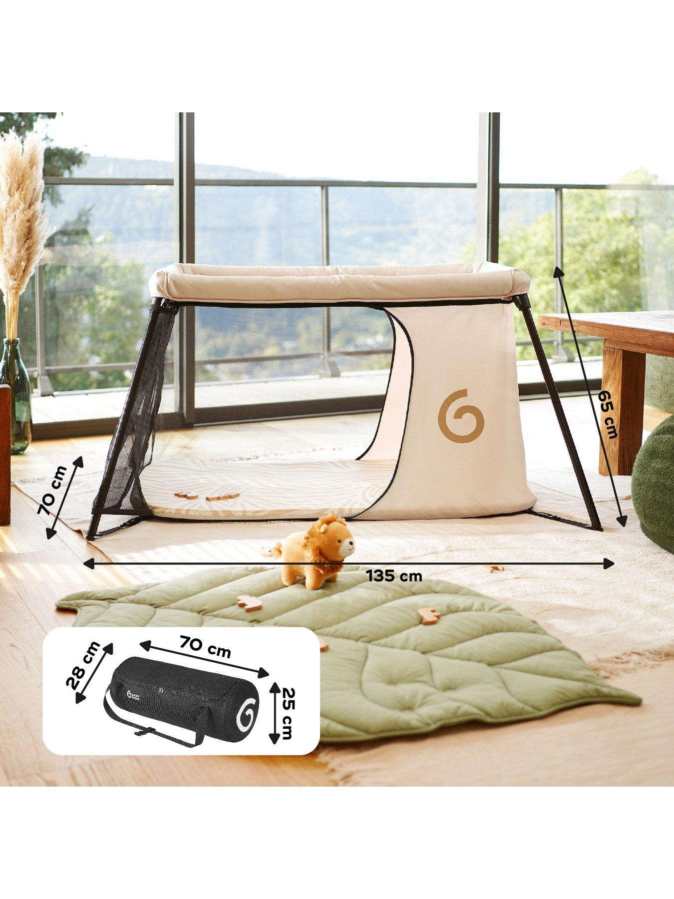 Image 7 of 8 of Babymoov Travel cot Ultra Lite Moov & Sleep Sandstone