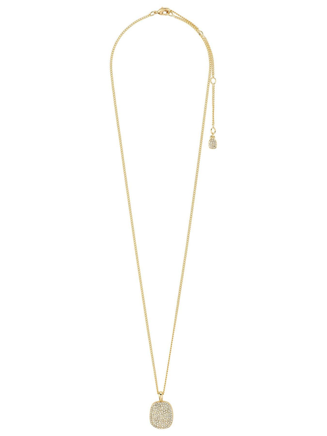  image of pilgrim-ember-necklace-gold-plated