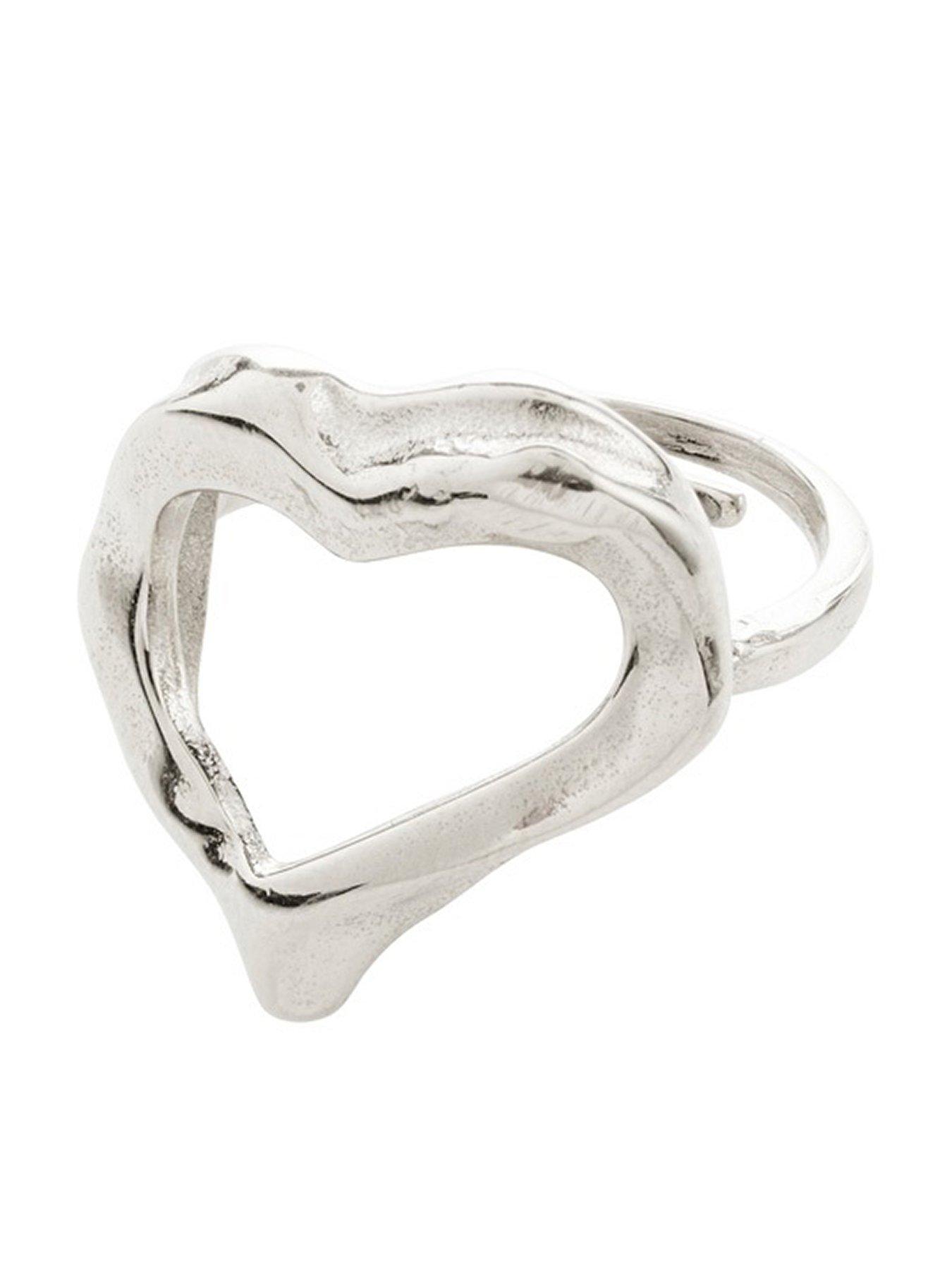  image of pilgrim-iris-ring-silver-plated