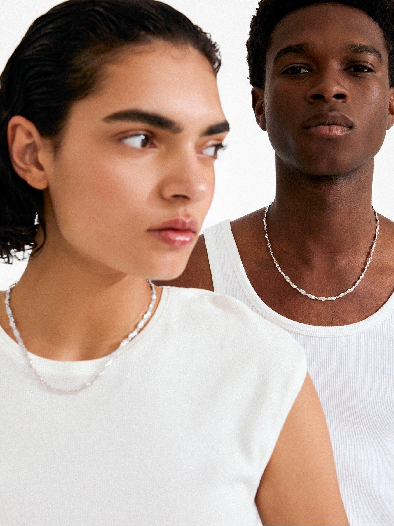  image of pilgrim-eliyah-necklace-silver-plated