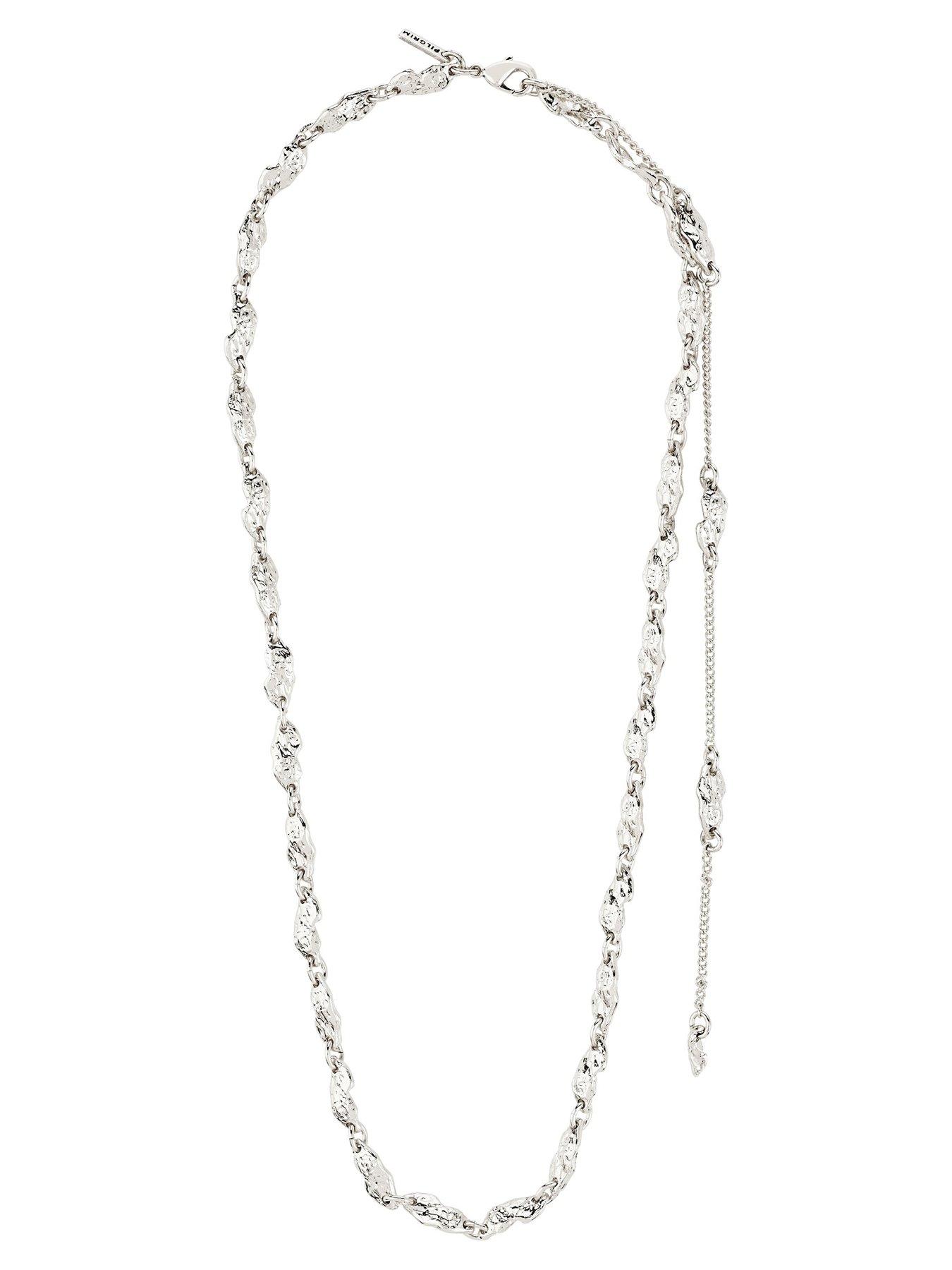  image of pilgrim-eliyah-necklace-silver-plated