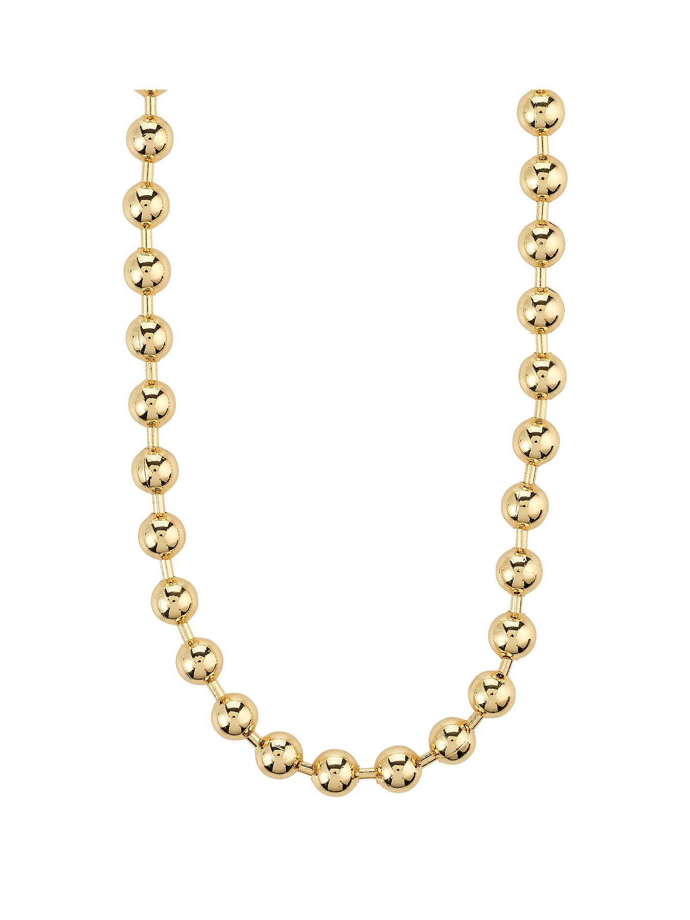  image of pilgrim-air-necklace-gold-plated
