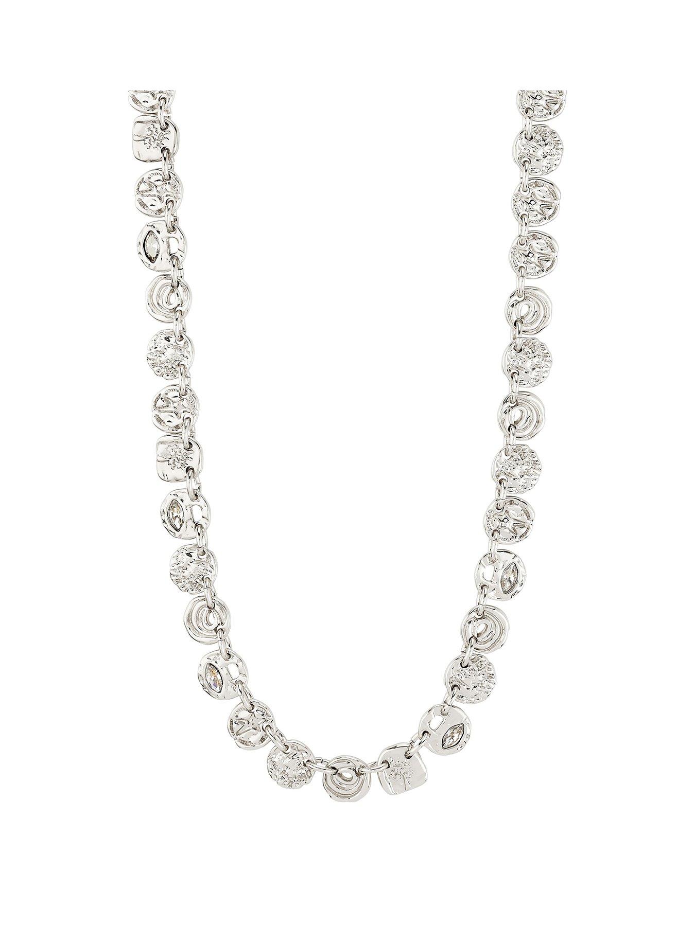 Pilgrim FIRE necklace silver-plated