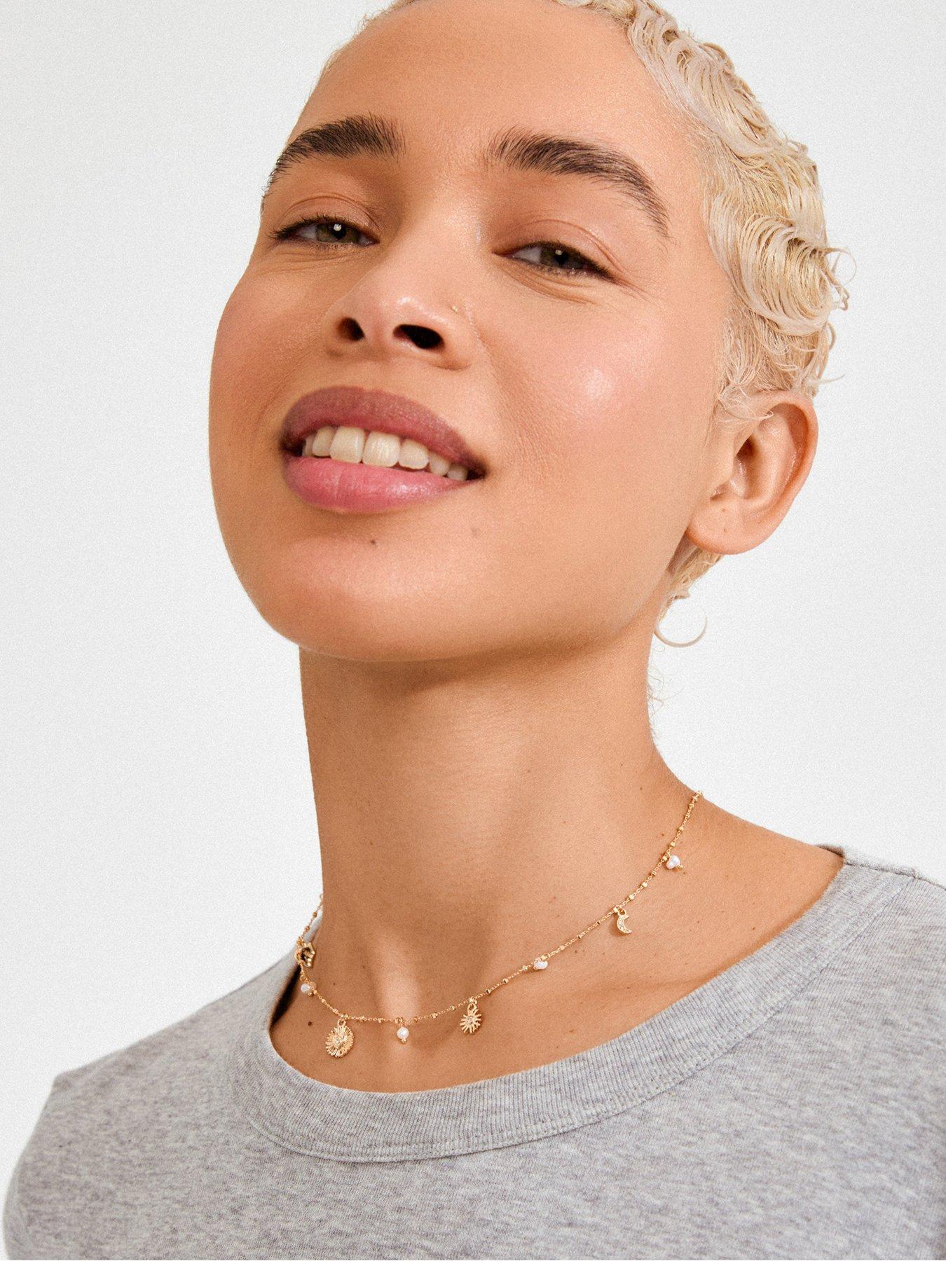  image of pilgrim-mylan-necklace-gold-plated