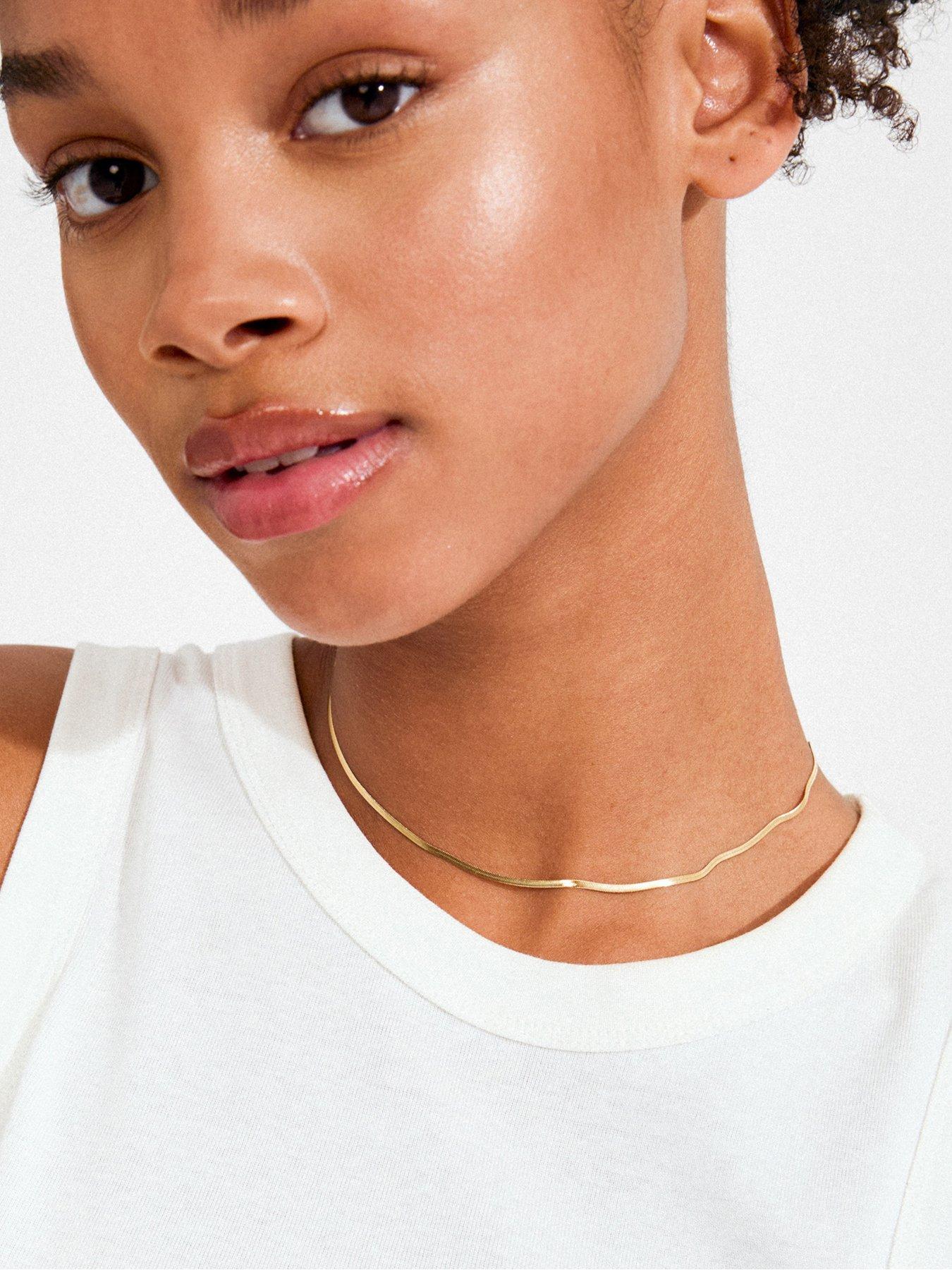  image of pilgrim-nikita-necklace-gold-plated