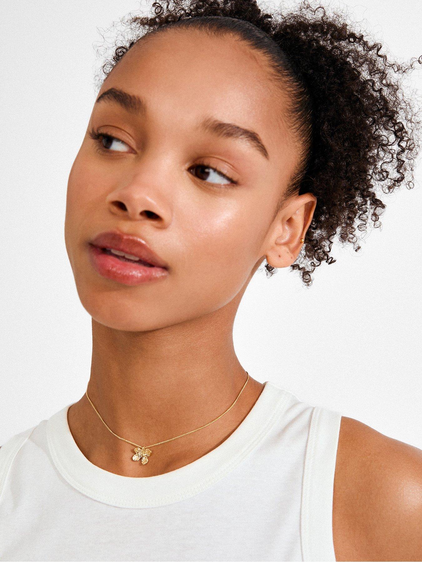  image of pilgrim-ajani-necklace-gold-plated