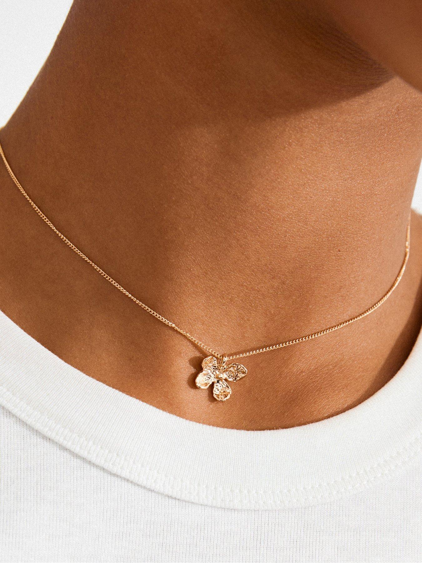  image of pilgrim-ajani-necklace-gold-plated