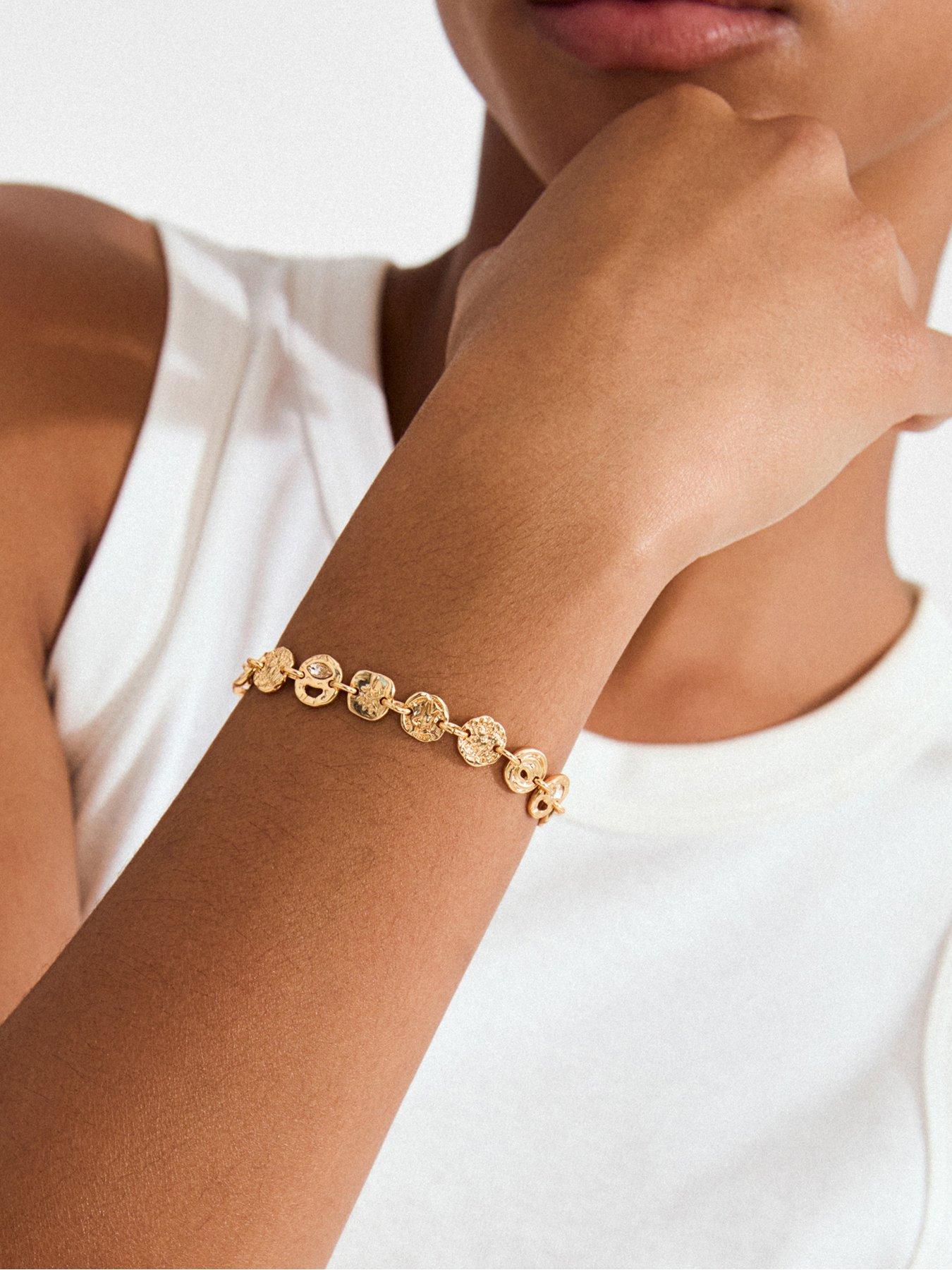 Image 4 of 5 of Pilgrim FIRE bracelet gold-plated