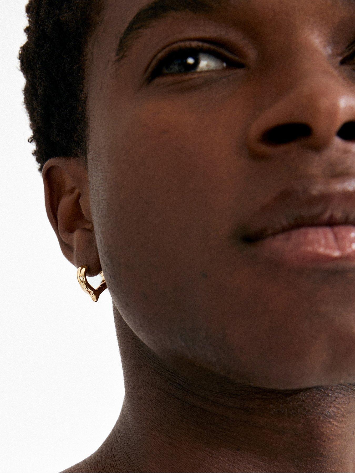  image of pilgrim-iris-earrings-gold-plated