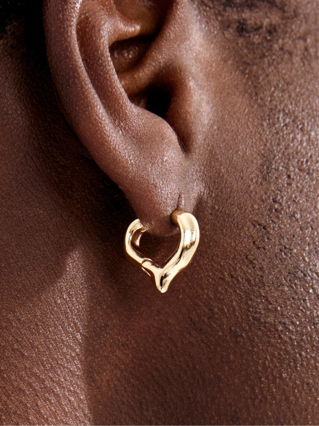  image of pilgrim-iris-earrings-gold-plated