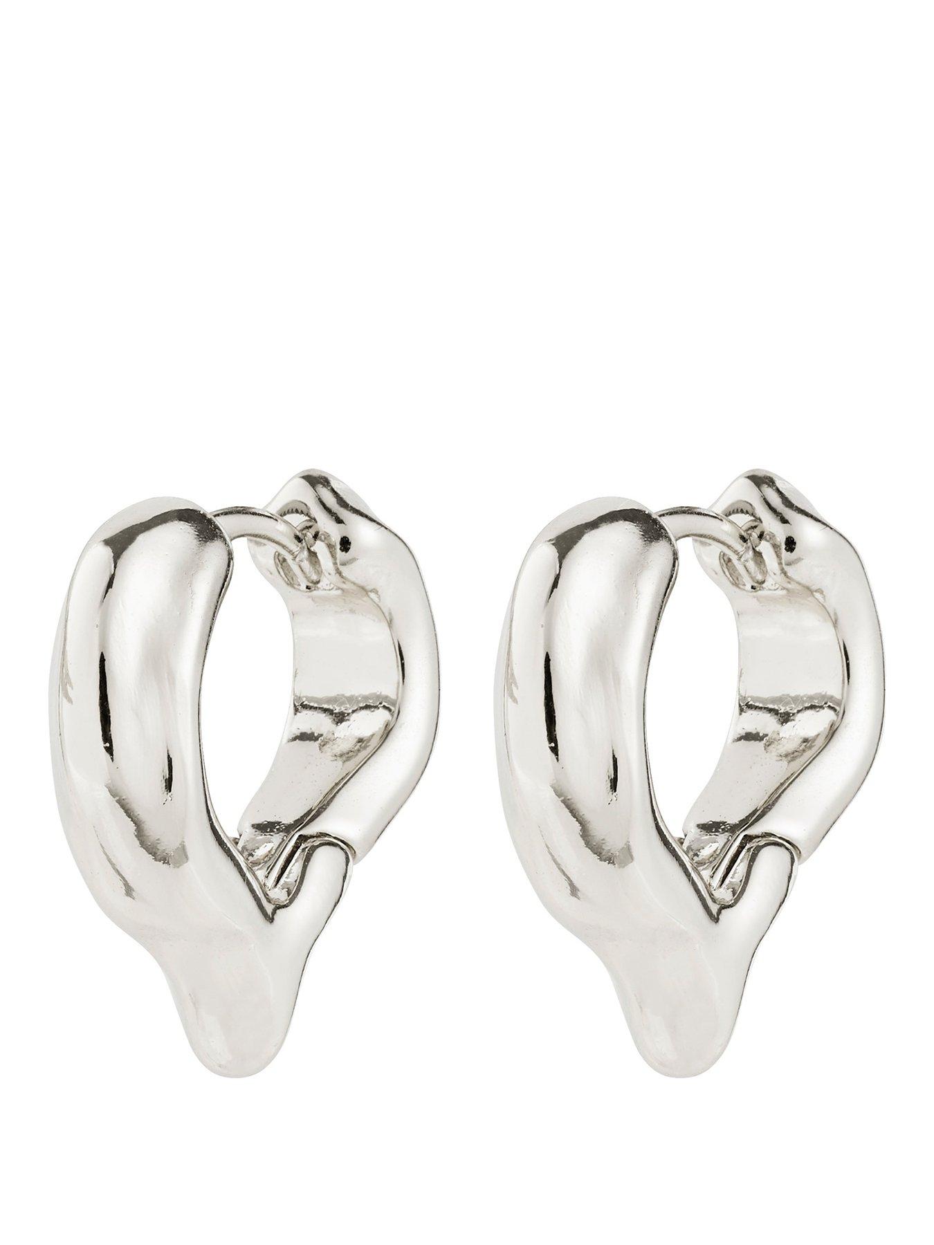  image of pilgrim-iris-earrings-silver-plated