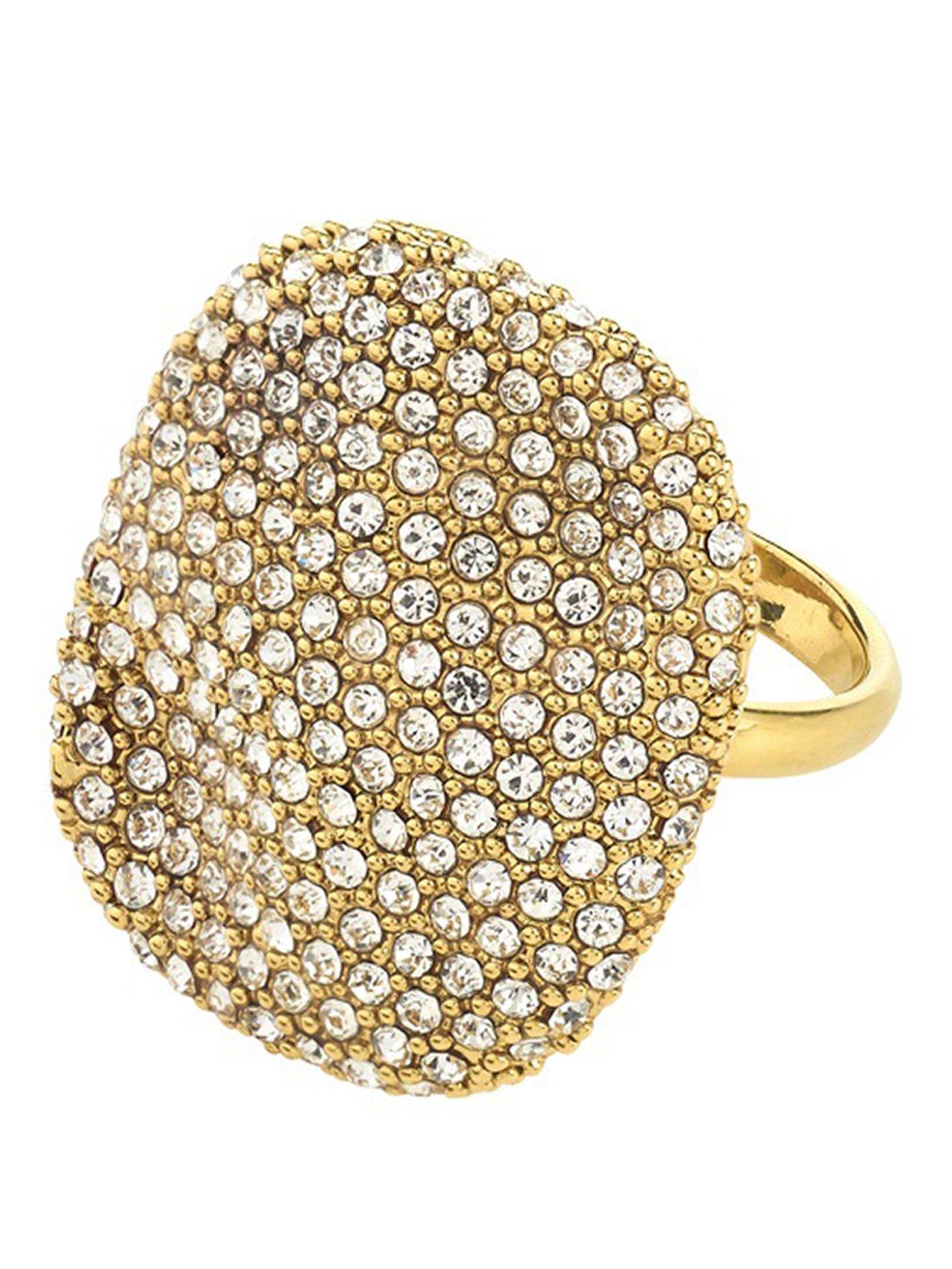 Image 1 of 4 of Pilgrim EMBER ring gold-plated