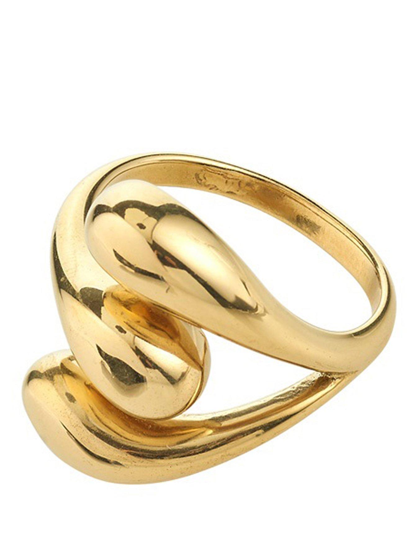 Image 1 of 4 of Pilgrim JENNINGS ring gold-plated