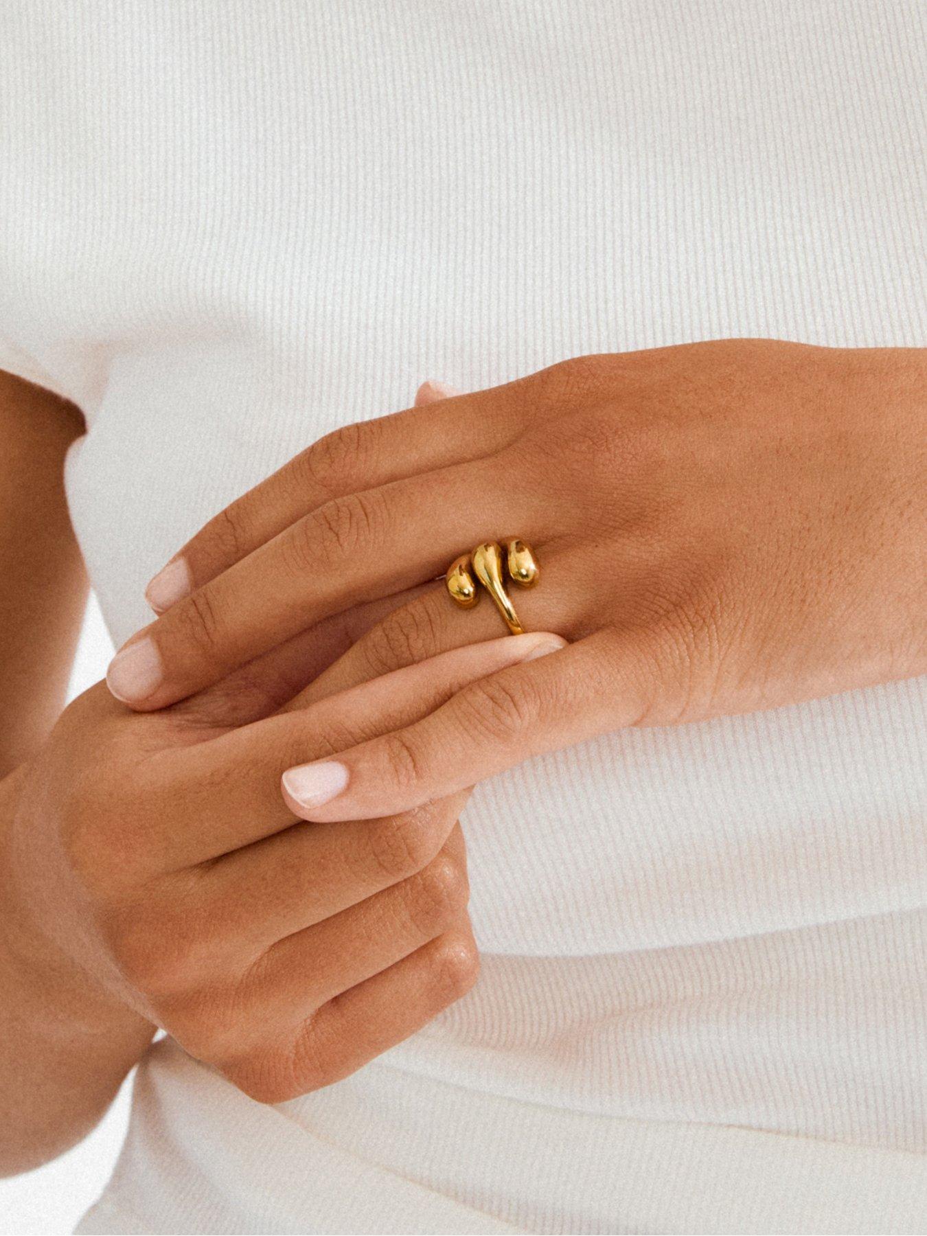Image 2 of 4 of Pilgrim JENNINGS ring gold-plated