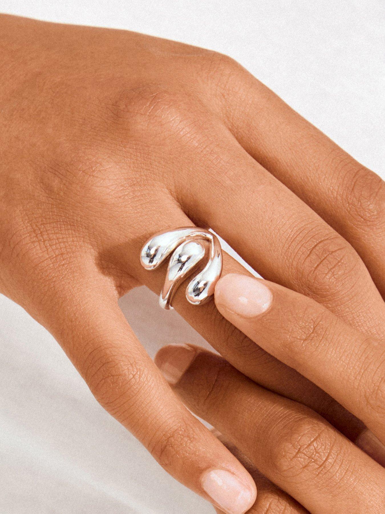  image of pilgrim-jennings-ring-silver-plated