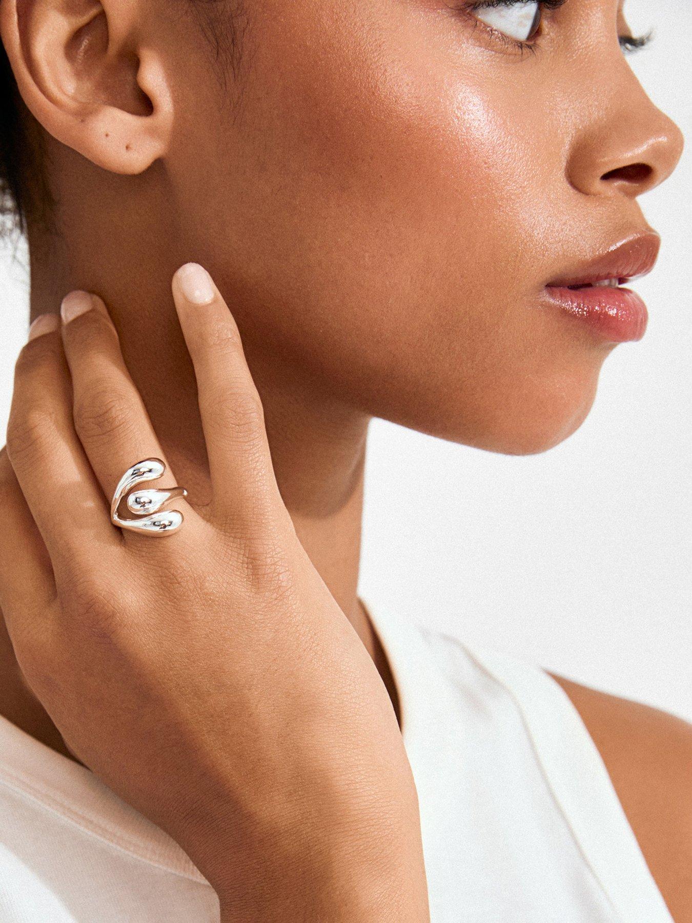  image of pilgrim-jennings-ring-silver-plated