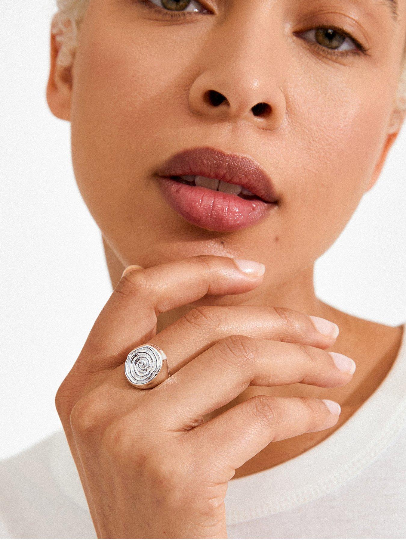 Image 1 of 3 of Pilgrim AIR ring silver-plated