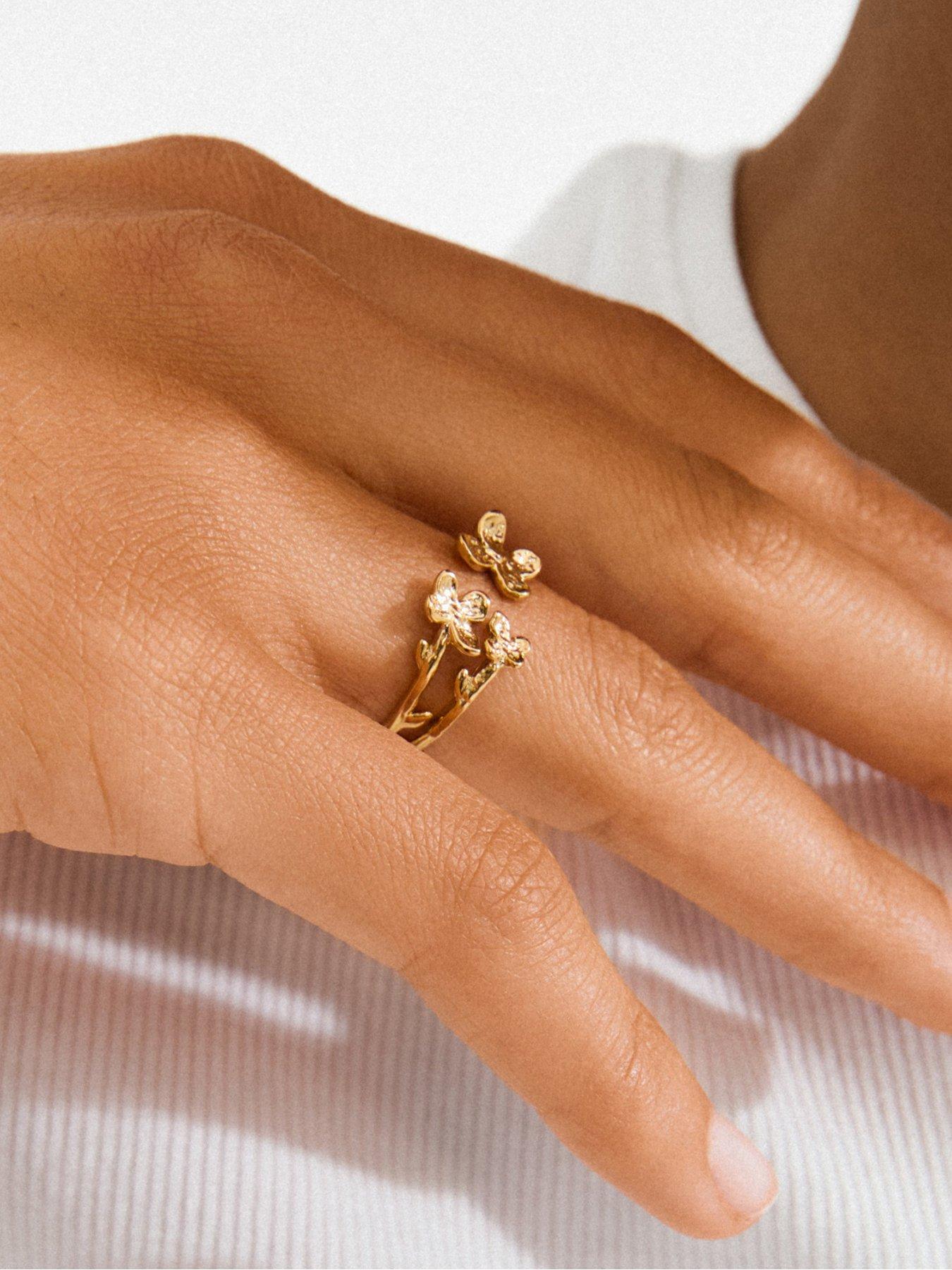 Image 4 of 4 of Pilgrim AJANI ring gold-plated