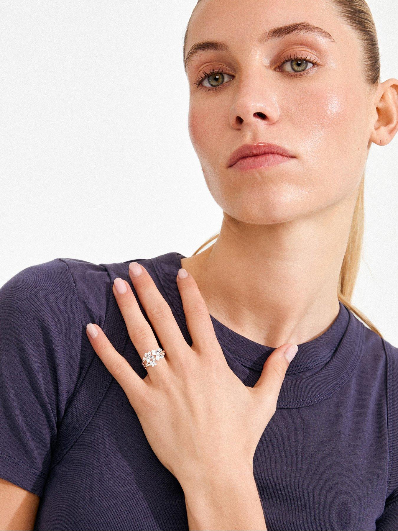  image of pilgrim-ajani-ring-silver-plated