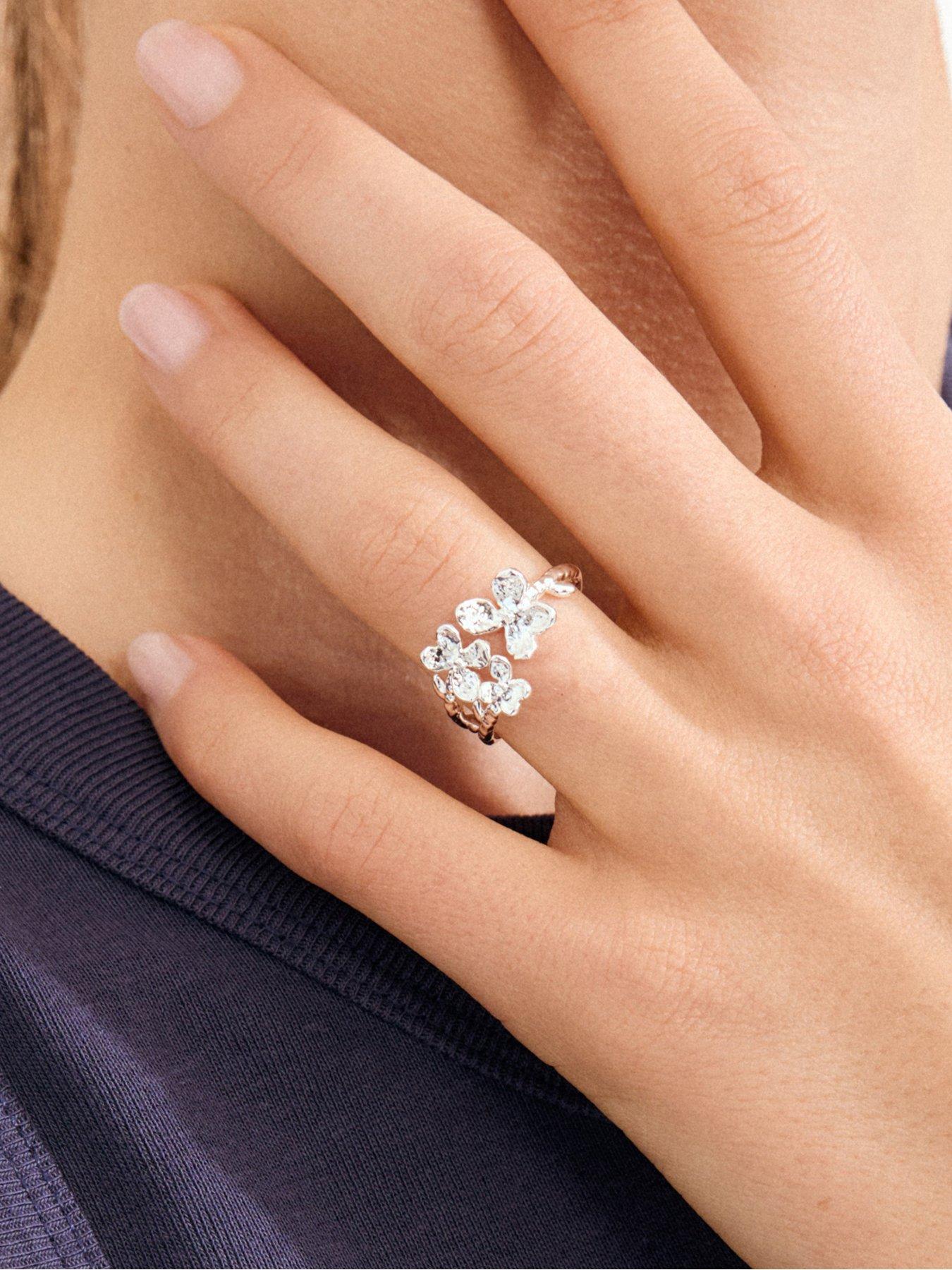  image of pilgrim-ajani-ring-silver-plated