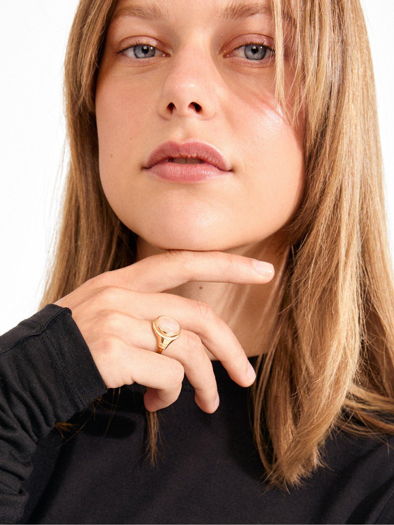 Image 2 of 3 of Pilgrim LYNDON ring gold-plated